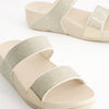 Sandalias de doble tira acabado glitter - Fitflop Lulu Shimmerglitz