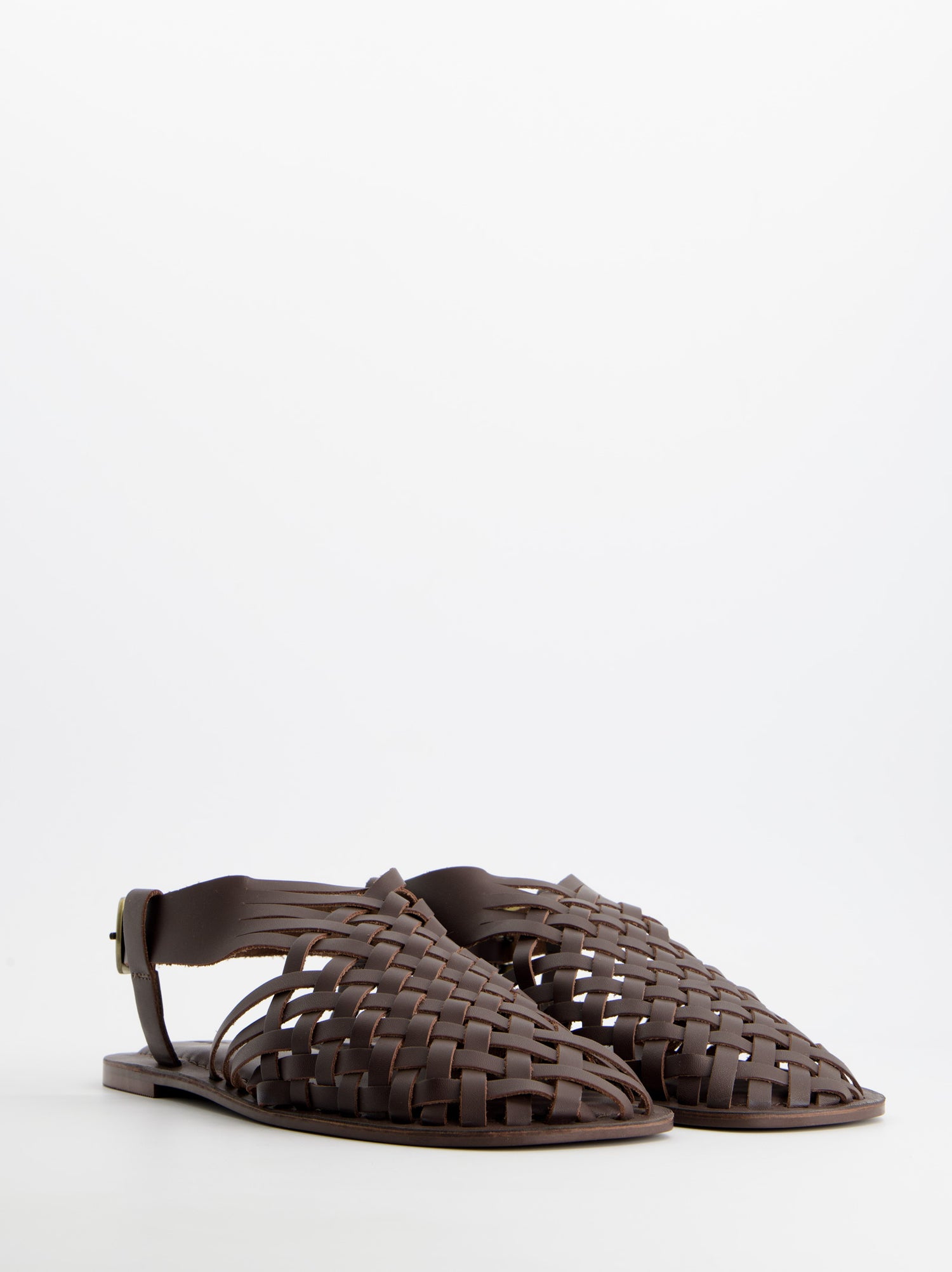 Sandalias de piel trenzadas - Volcano