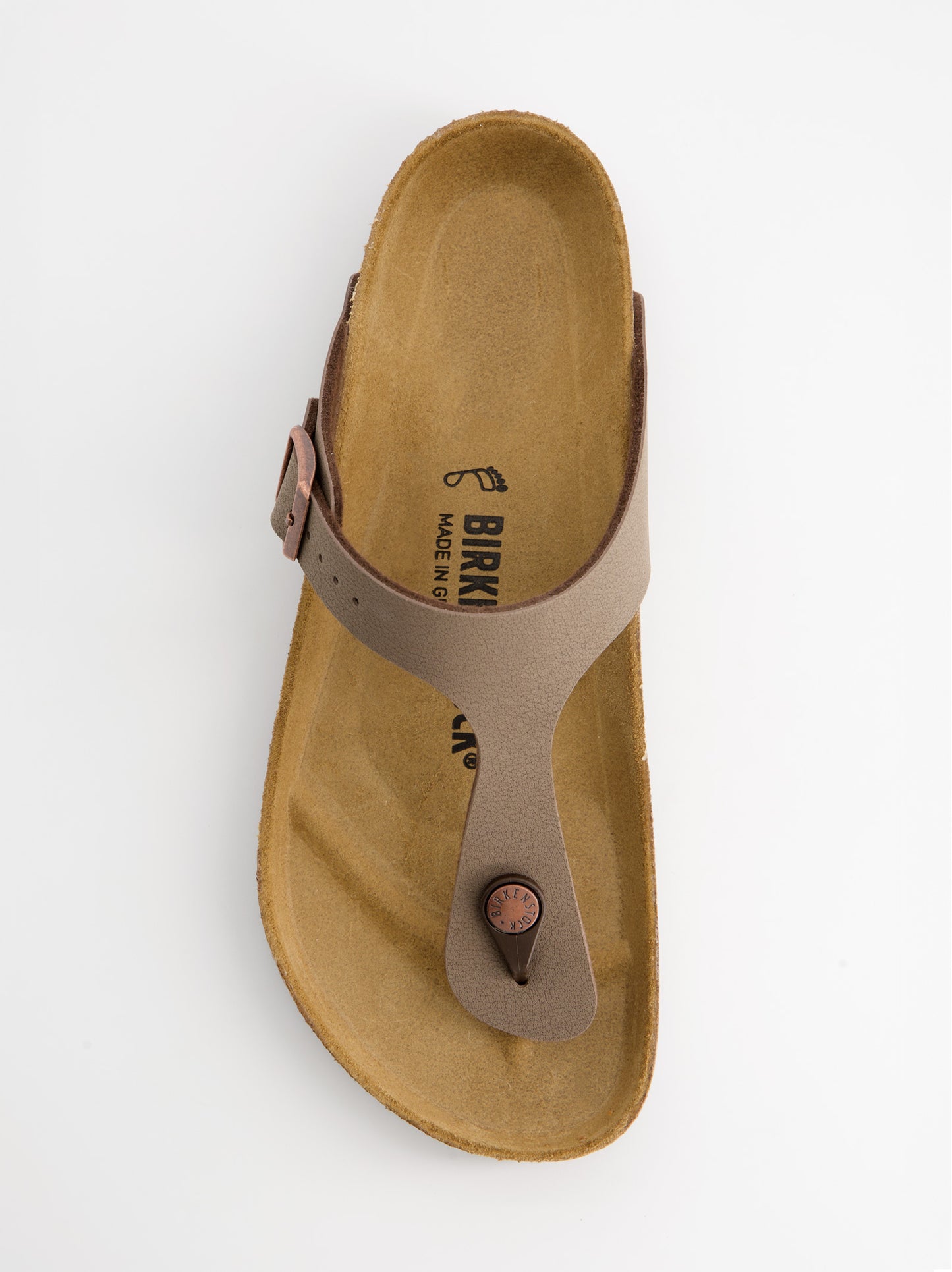 Sandalias de puente en piel sintética - Birkenstock Gizeh