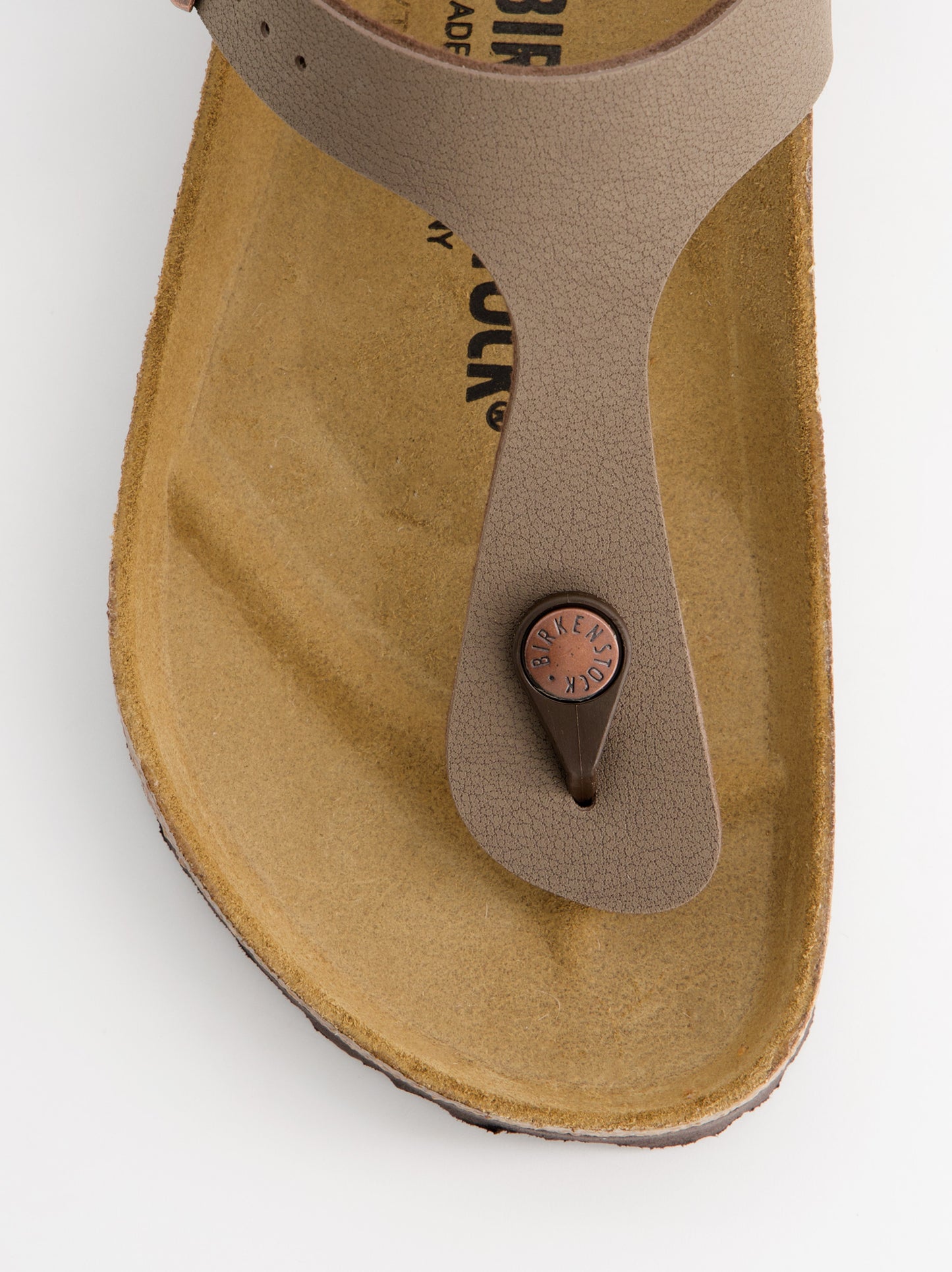 Sandalias de puente en piel sintética - Birkenstock Gizeh