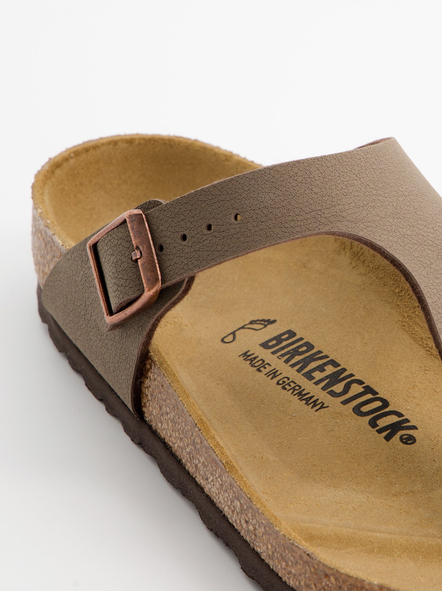 Sandalias de puente en piel sintética - Birkenstock Gizeh