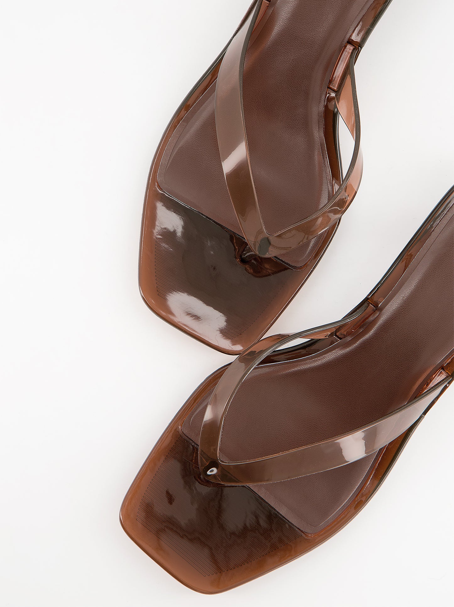 Sandalias de tacón transparentes - Core