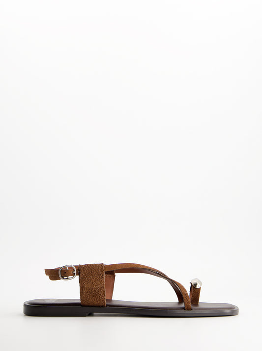 Sandalias de tiras en ante - Ossy