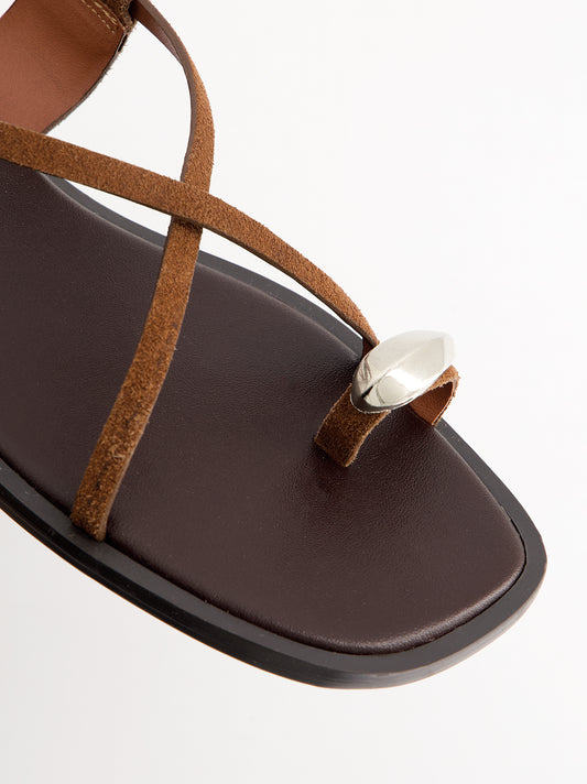 Sandalias de tiras en ante - Ossy