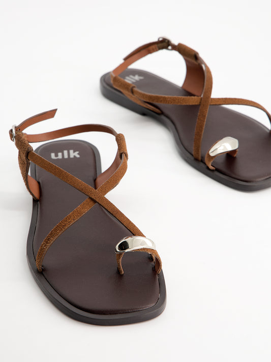 Sandalias de tiras en ante - Ossy