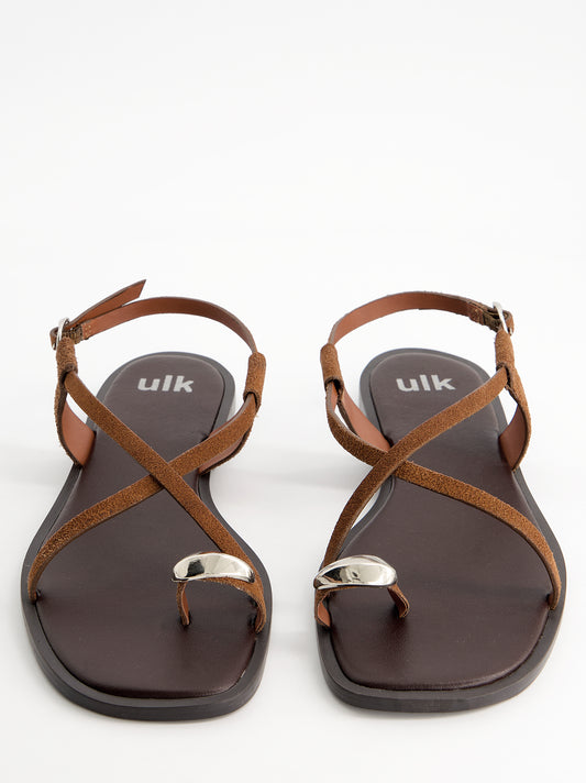 Sandalias de tiras en ante - Ossy