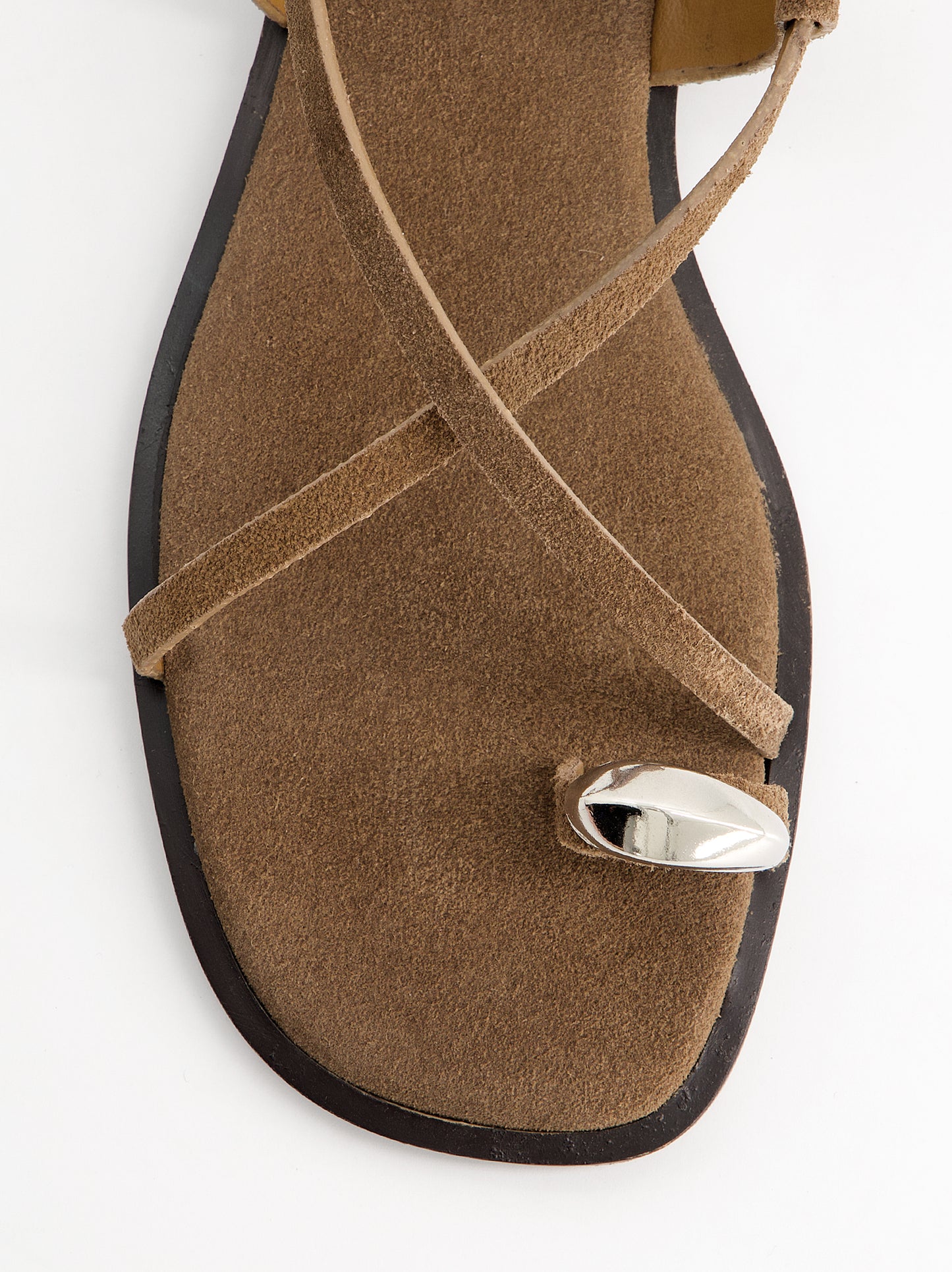 Suede strappy sandals - Ossy
