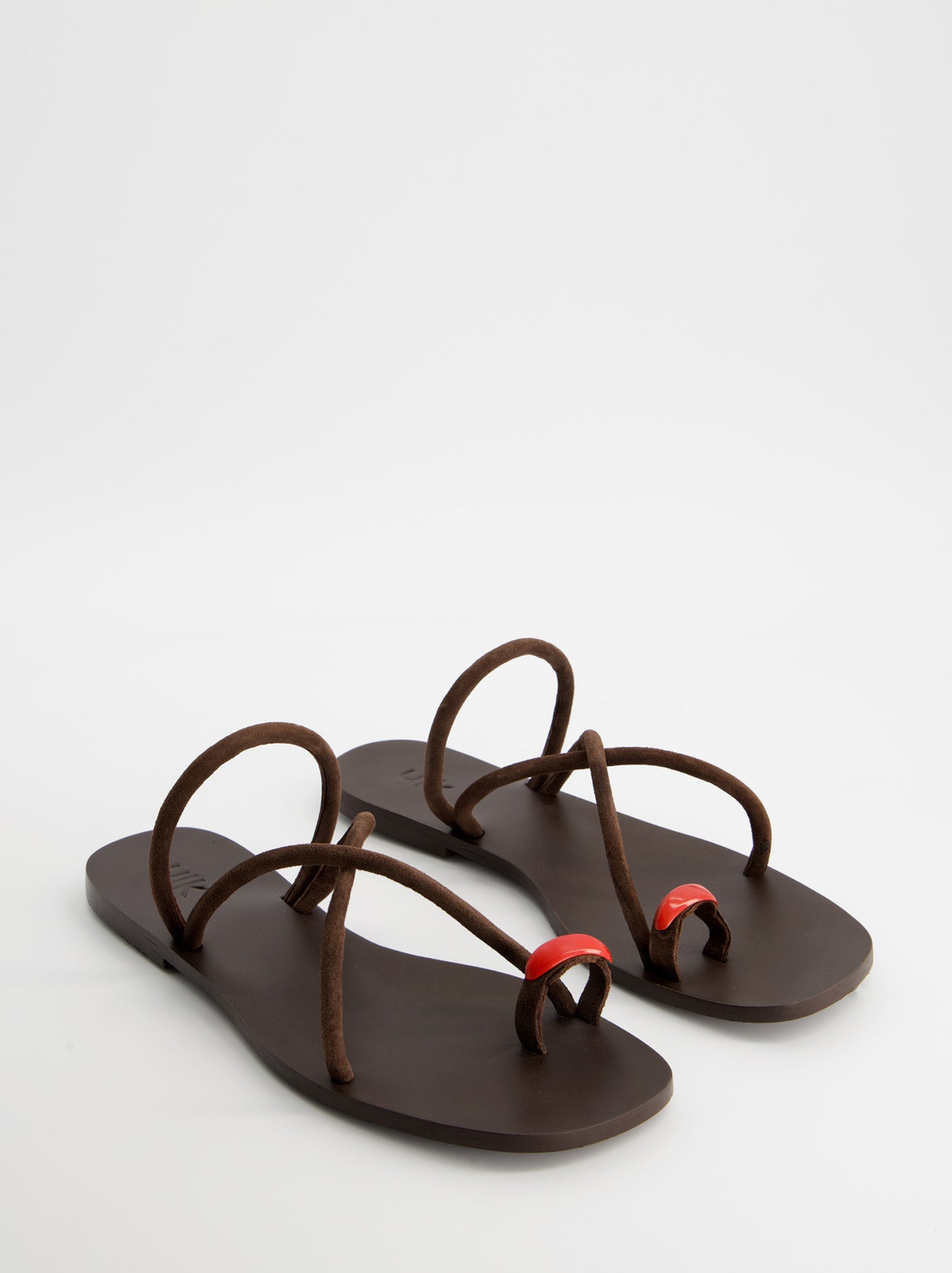 Sandalias de tiras en piel - Terra