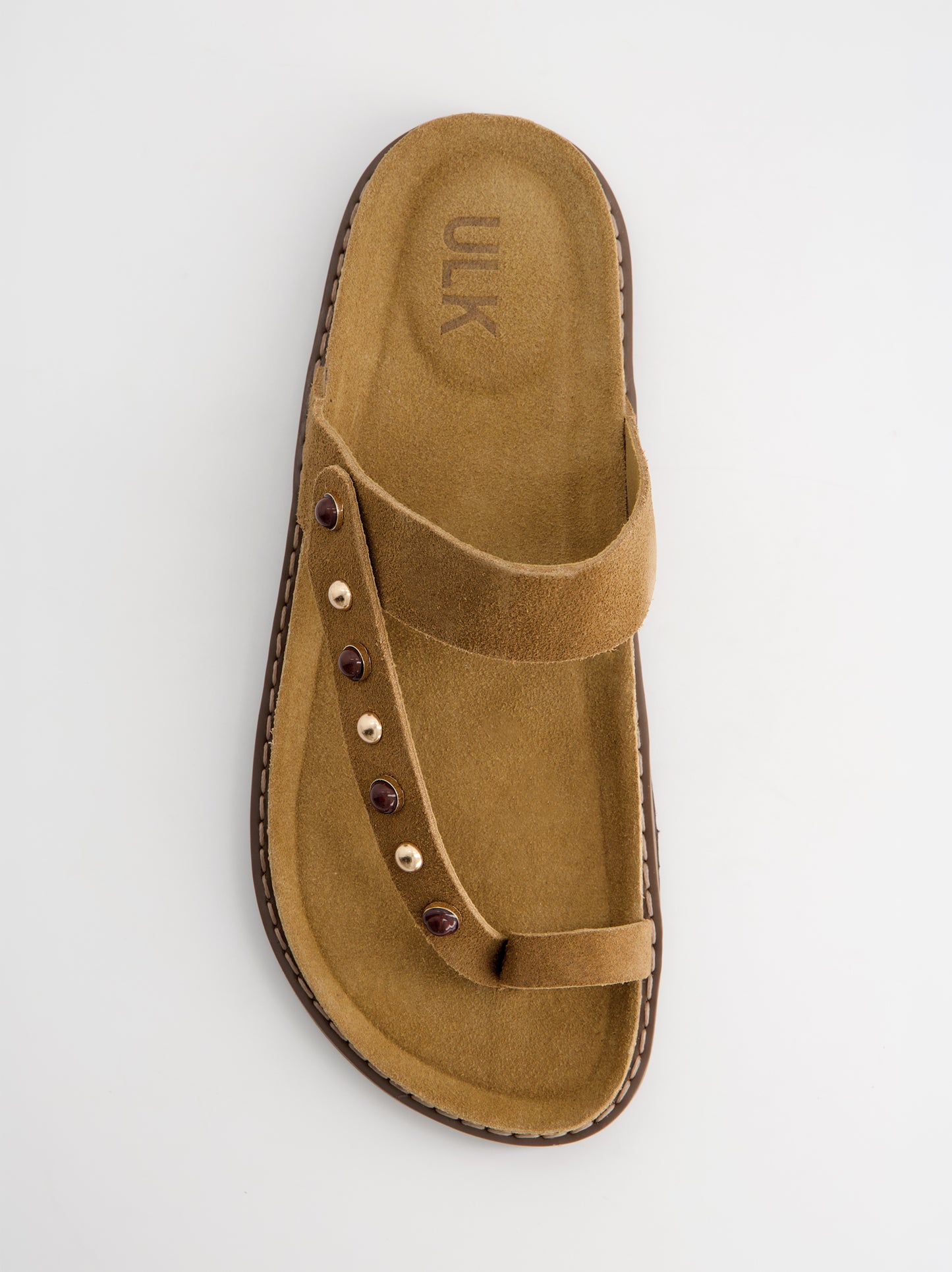 Sandalias en ante con detalles ornamentales - Kaia