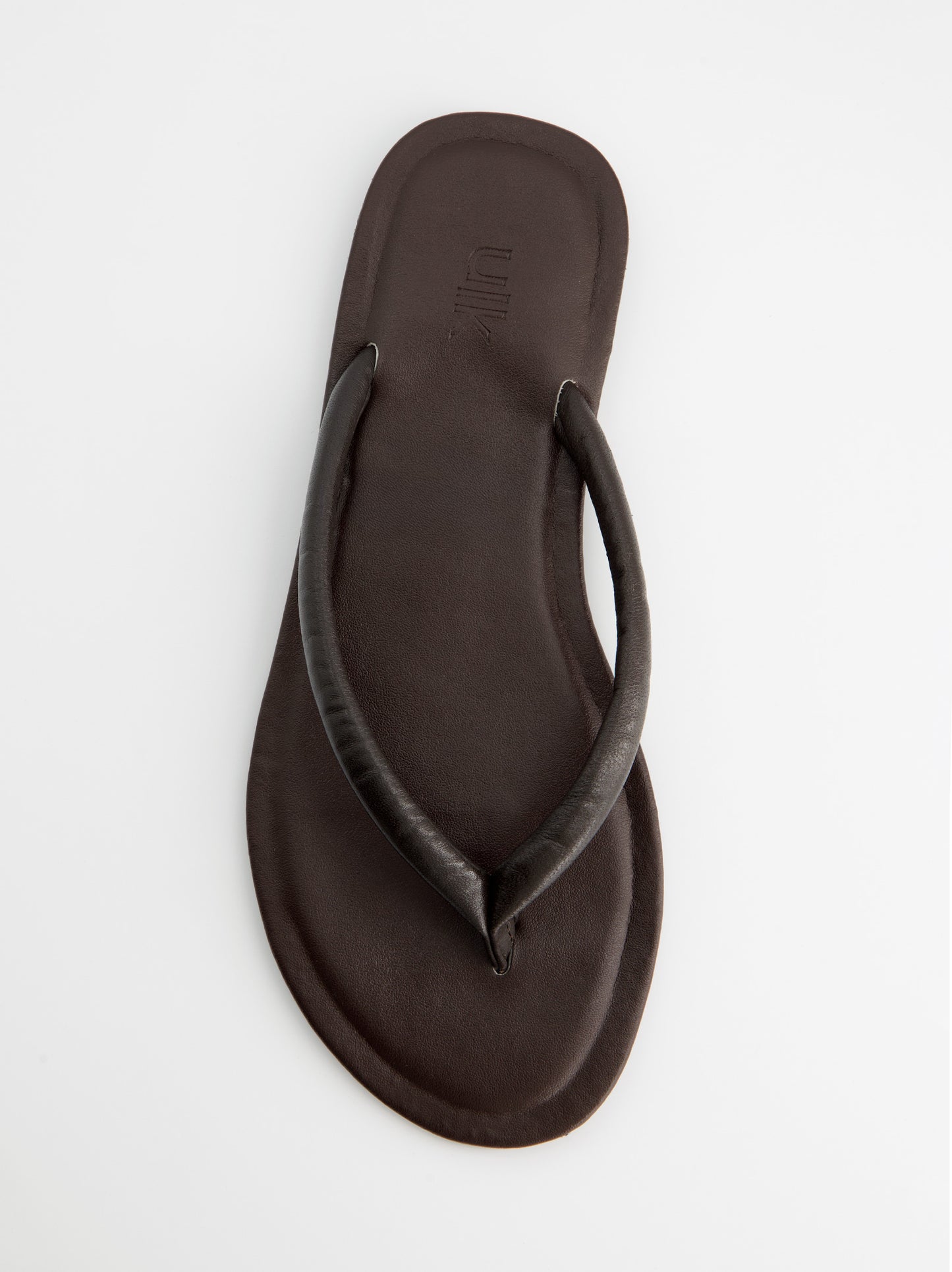 Sandalias marrones de piel - Nude