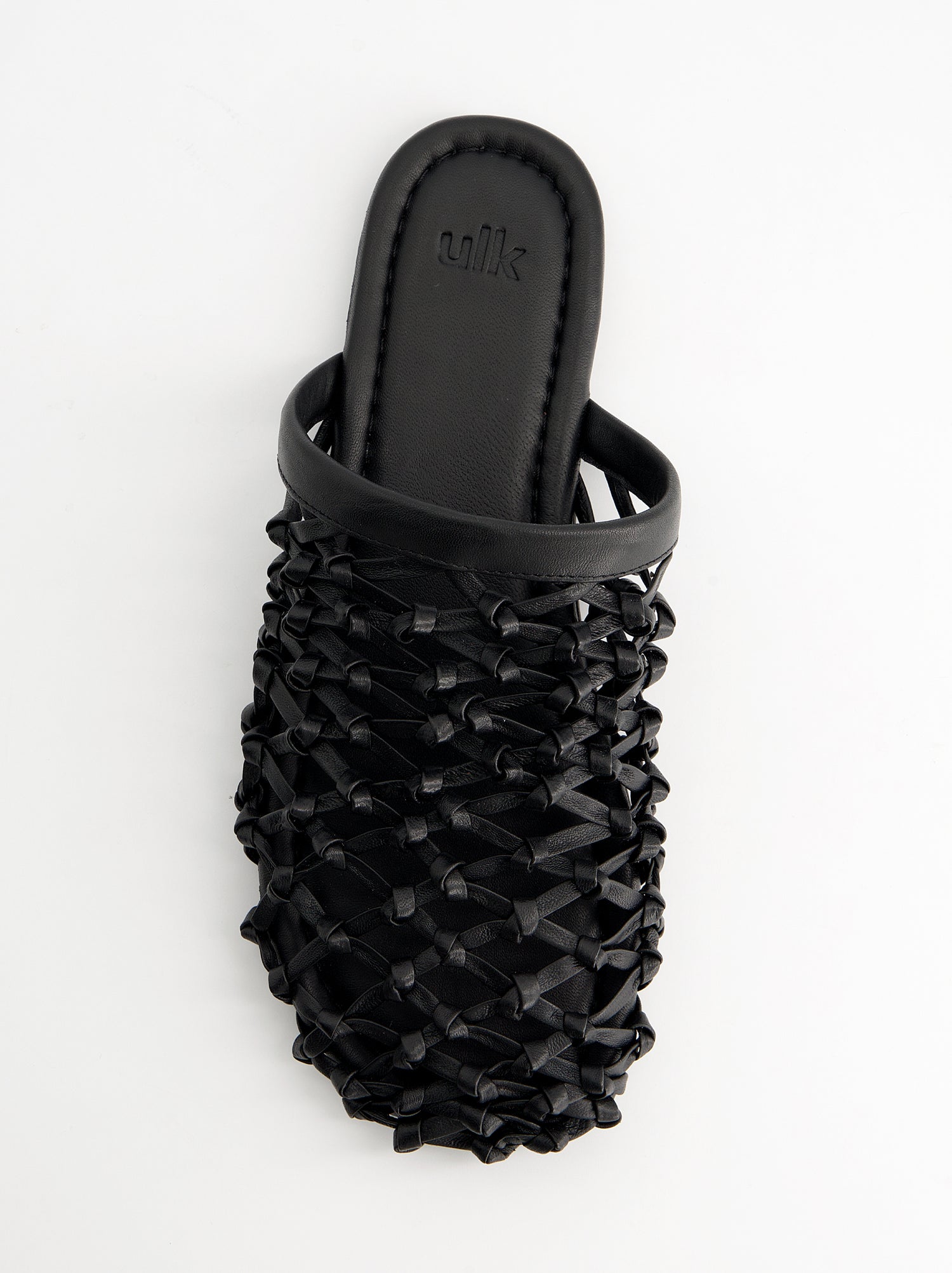 Sandalias mule piel trenzada - Siena