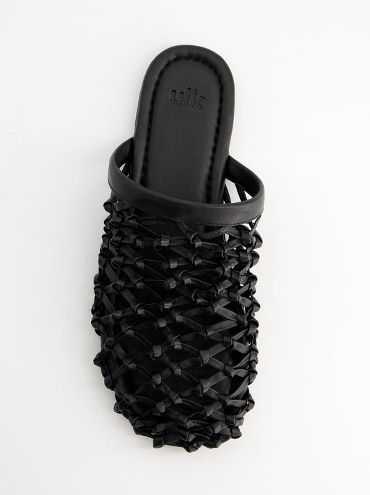 Sandalias mule piel trenzada - Siena