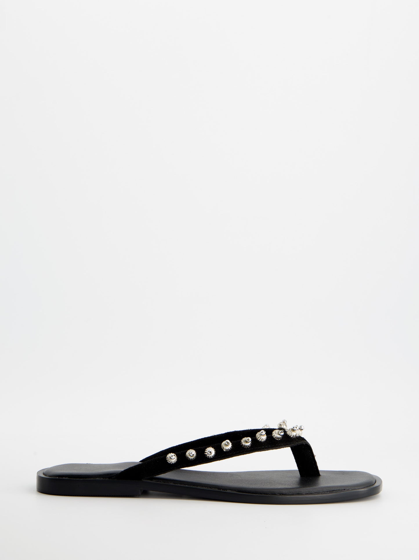 Sandalias negras de piel - Orilla