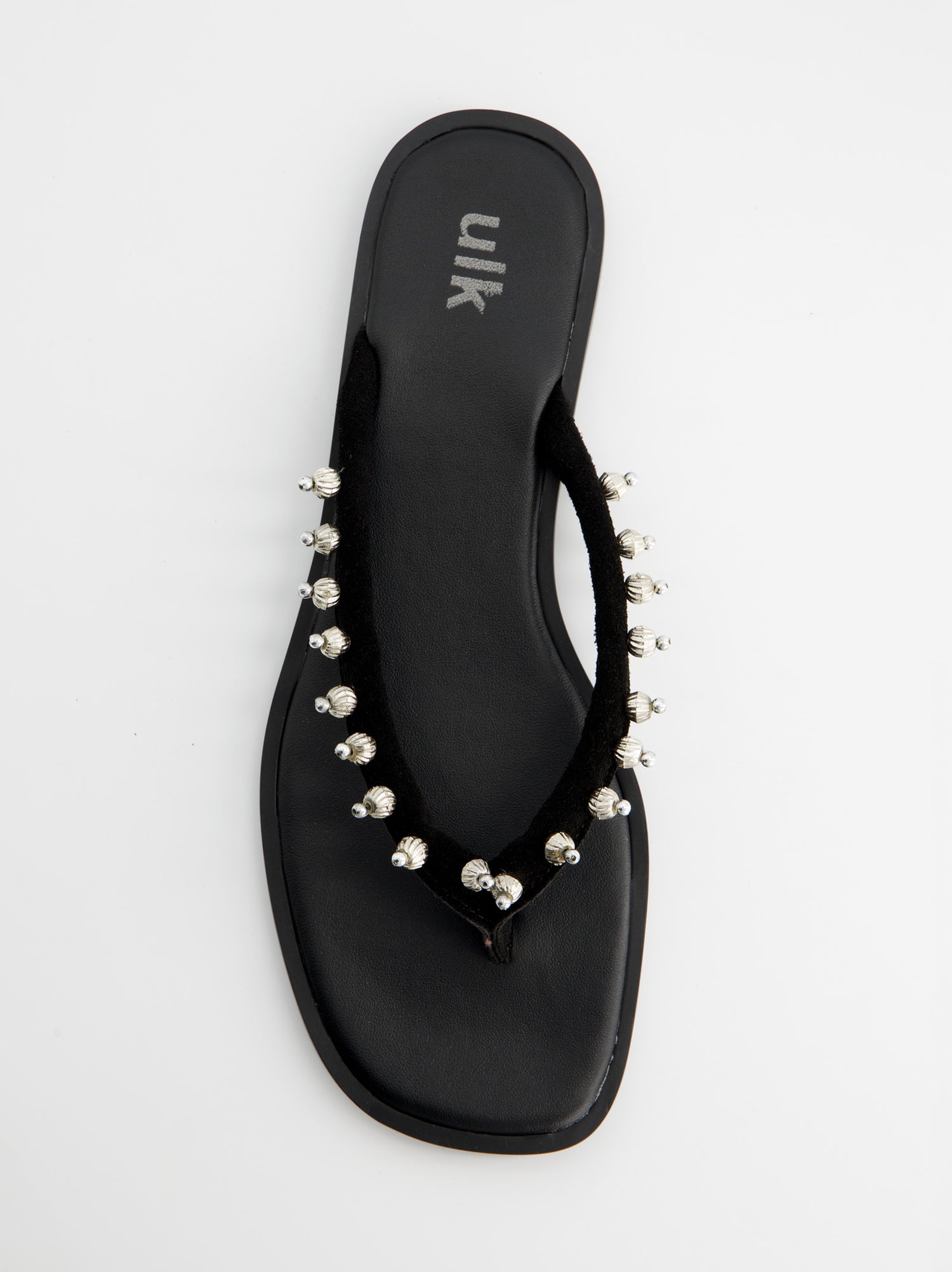 Sandalias negras de piel - Orilla