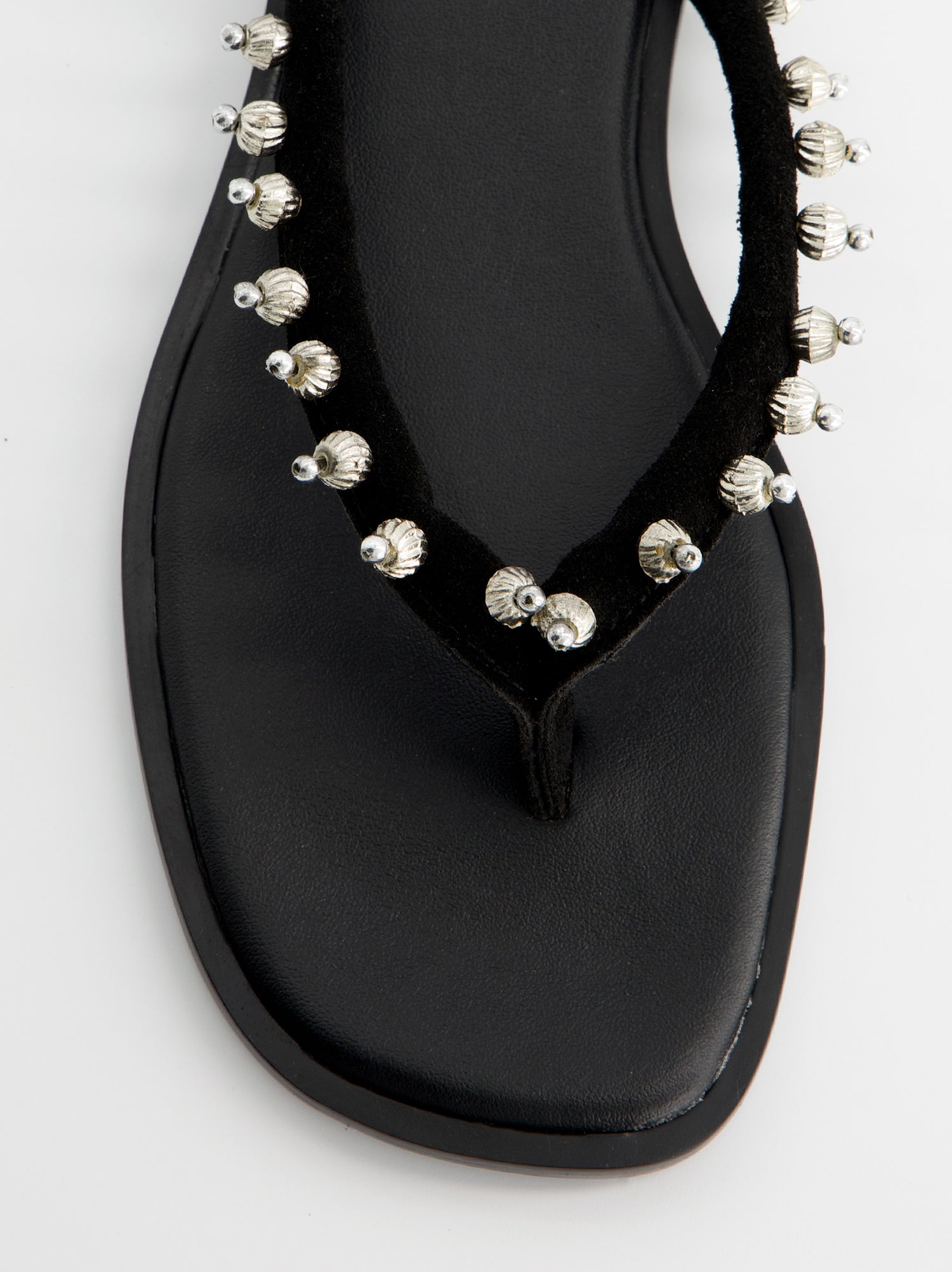 Sandalias negras de piel - Orilla
