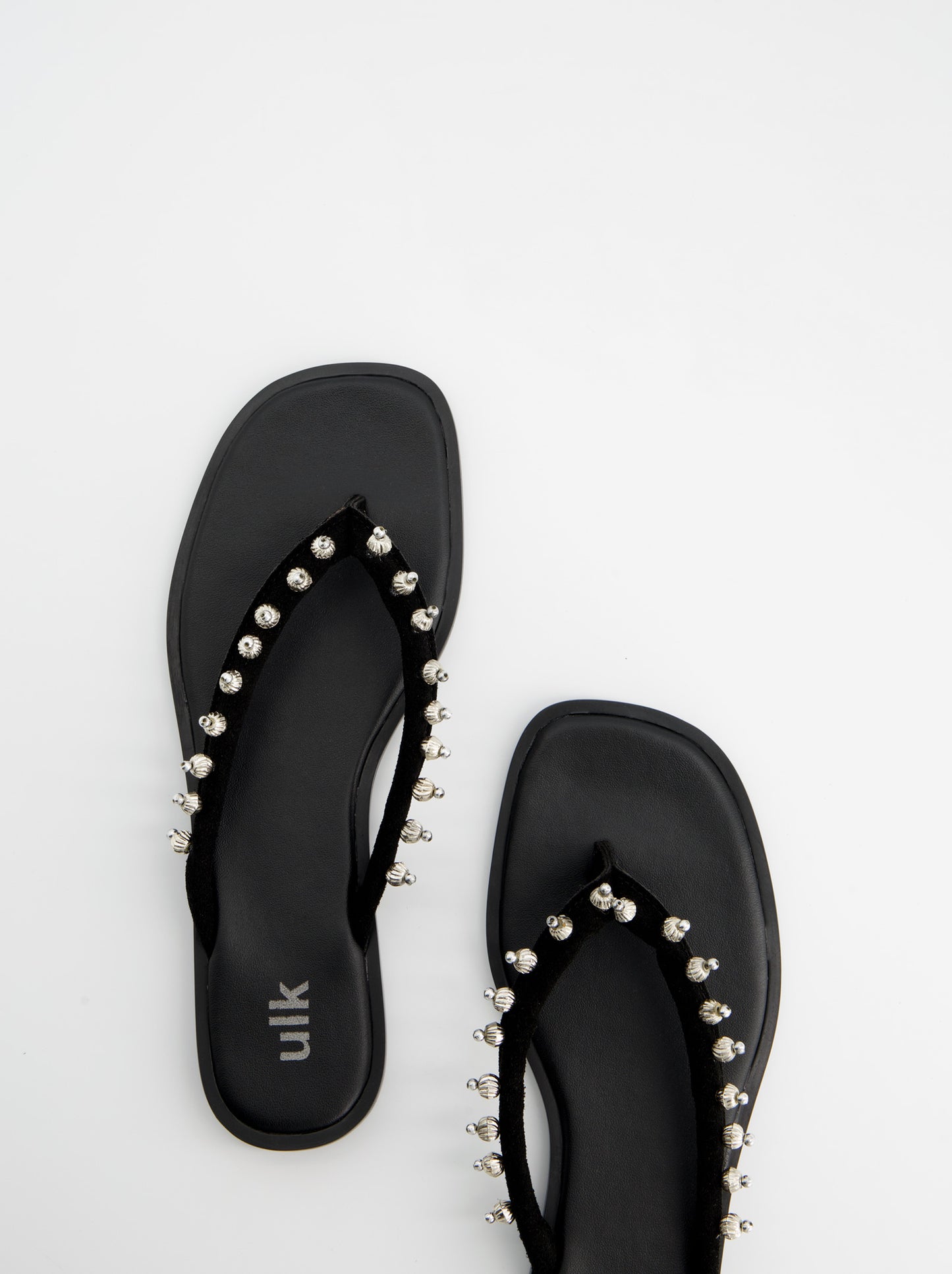 Sandalias negras de piel - Orilla