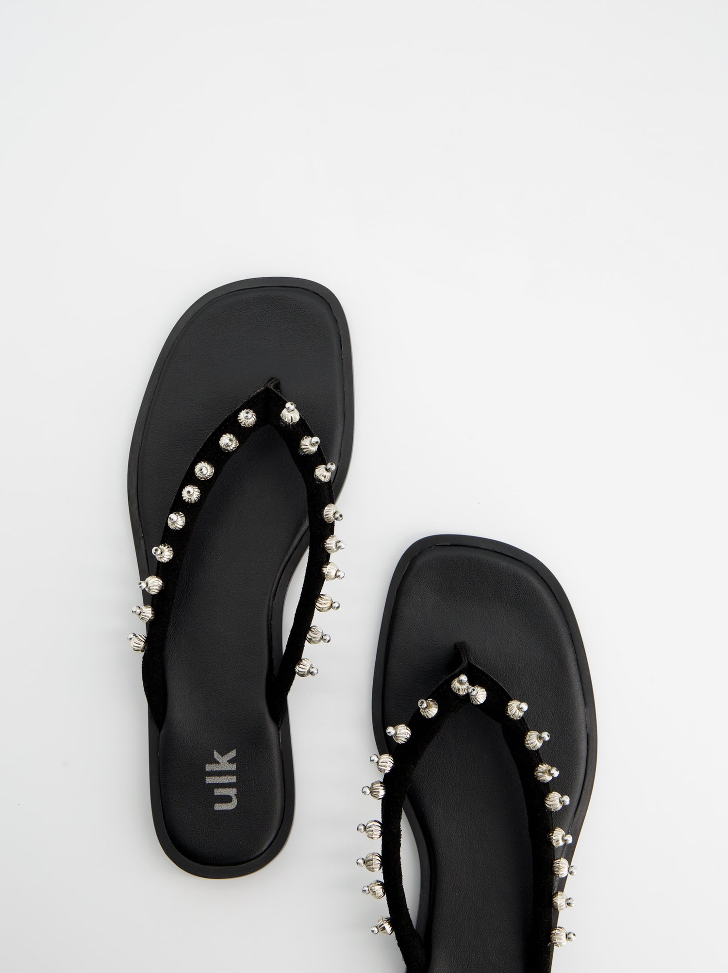 Sandalias negras de piel - Orilla
