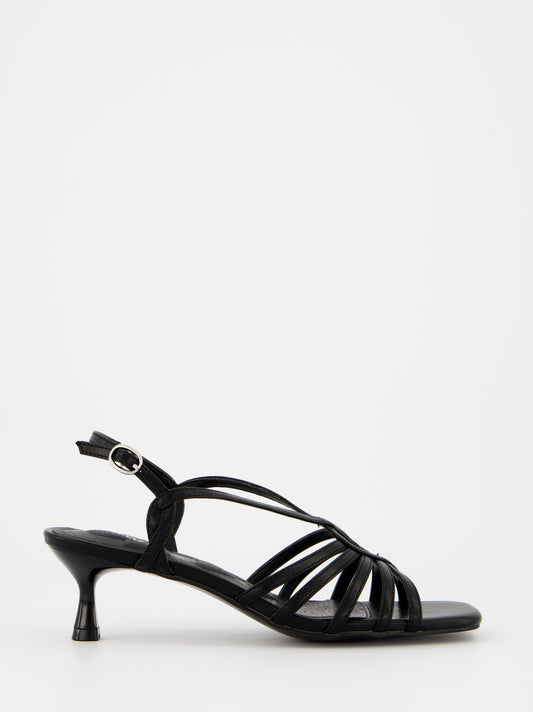 Sandalias negras de tacón - Bhoon