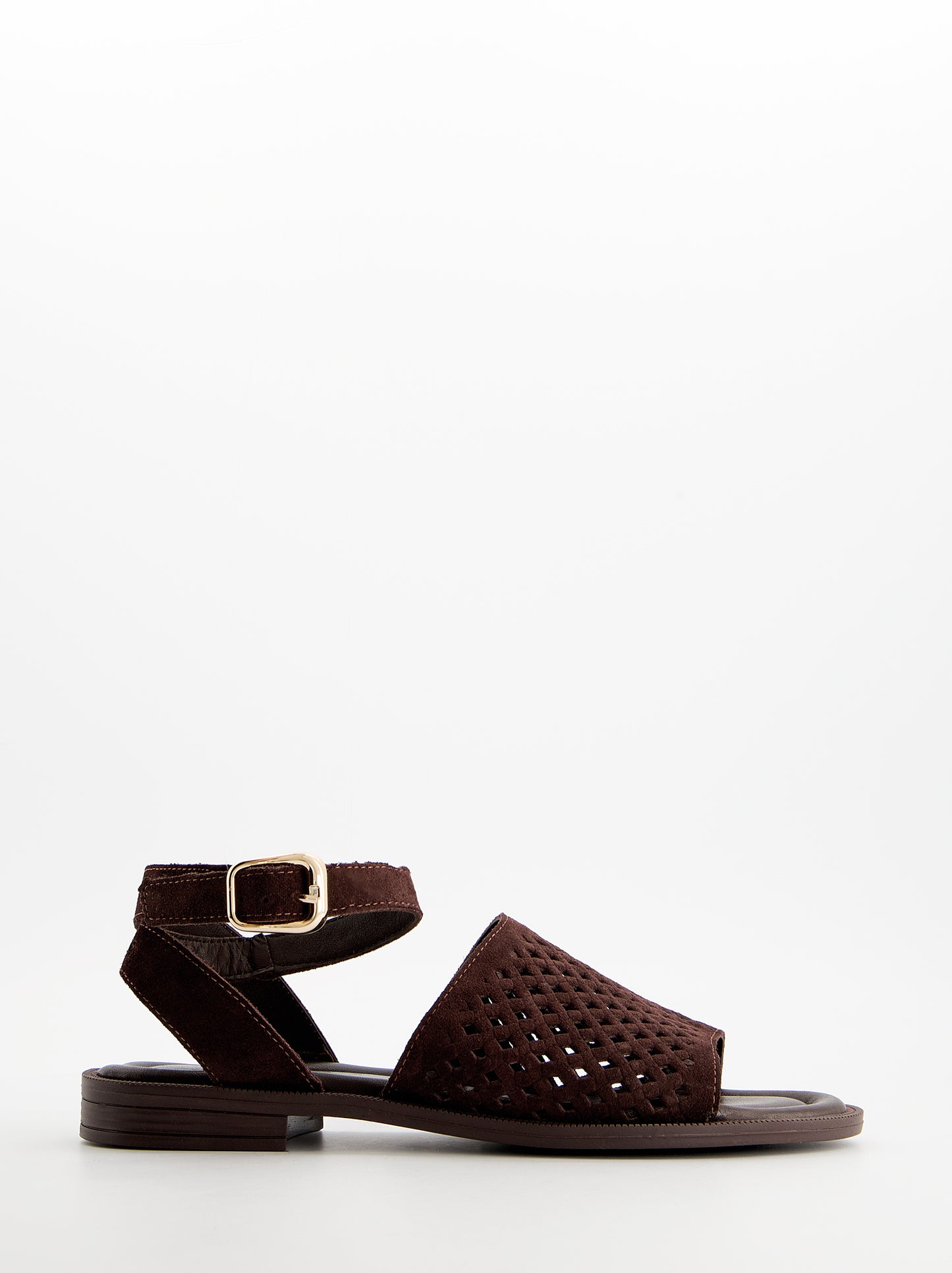 Perforated suede flat sandals - Norma