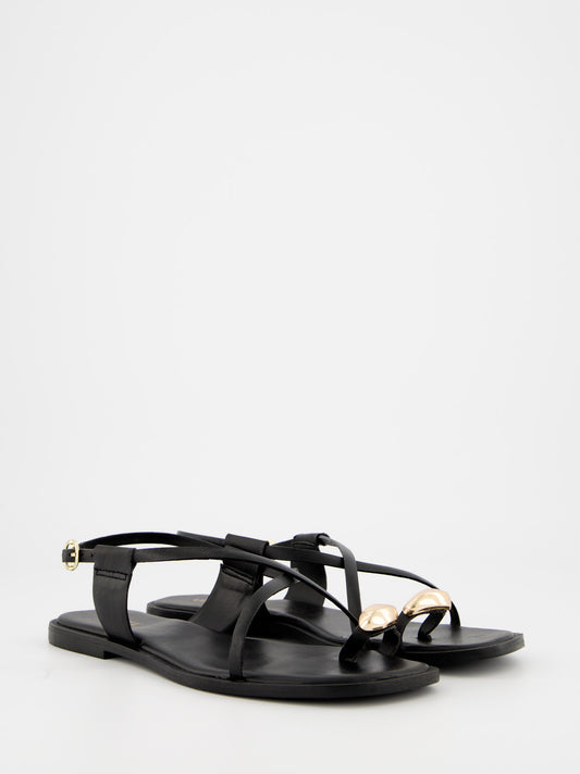 Flat leather sandals - Ossy