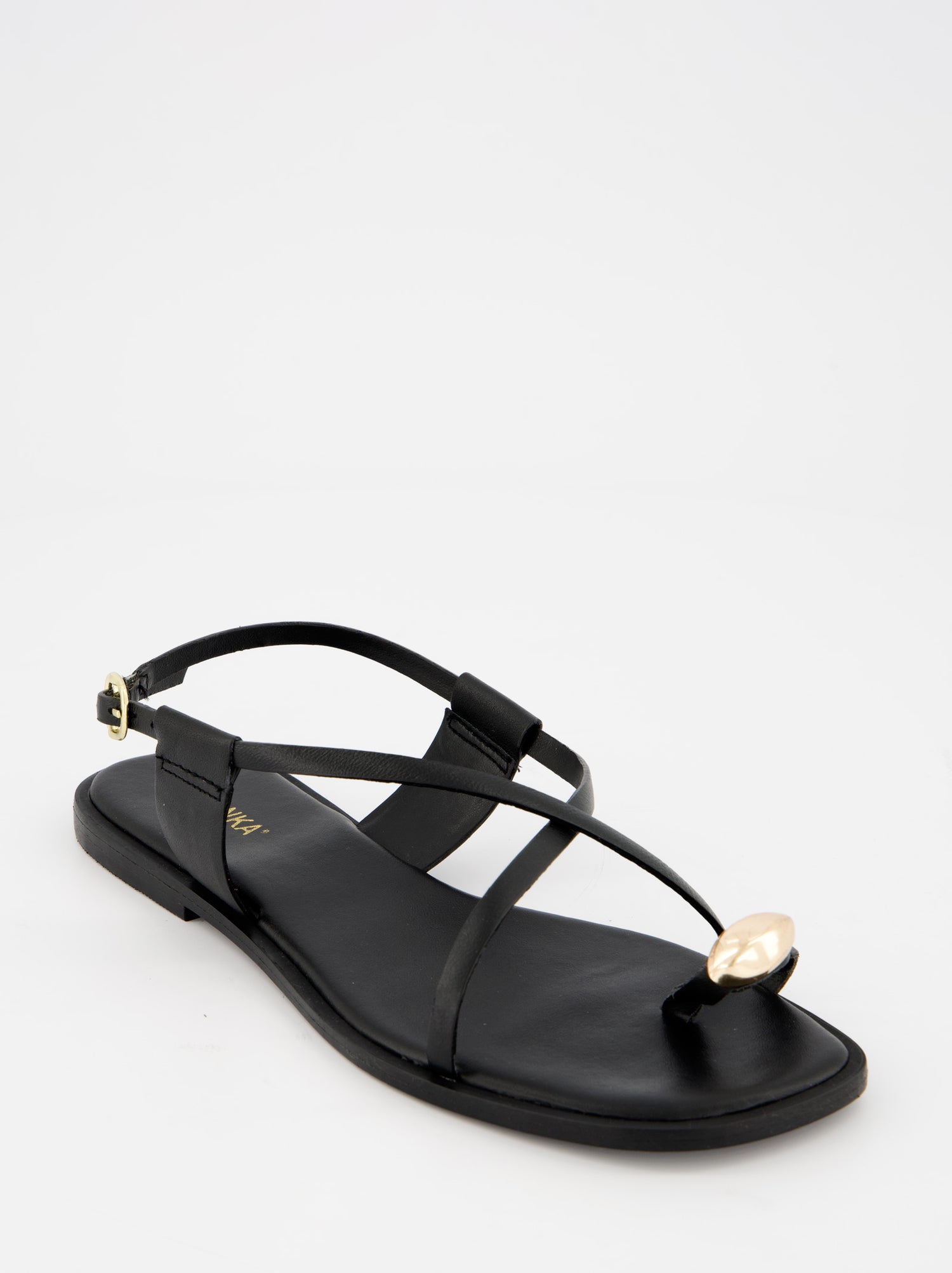 Sandalias planas de piel - Ossy