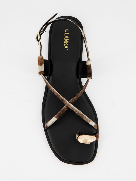Sandalias planas de piel - Ossy
