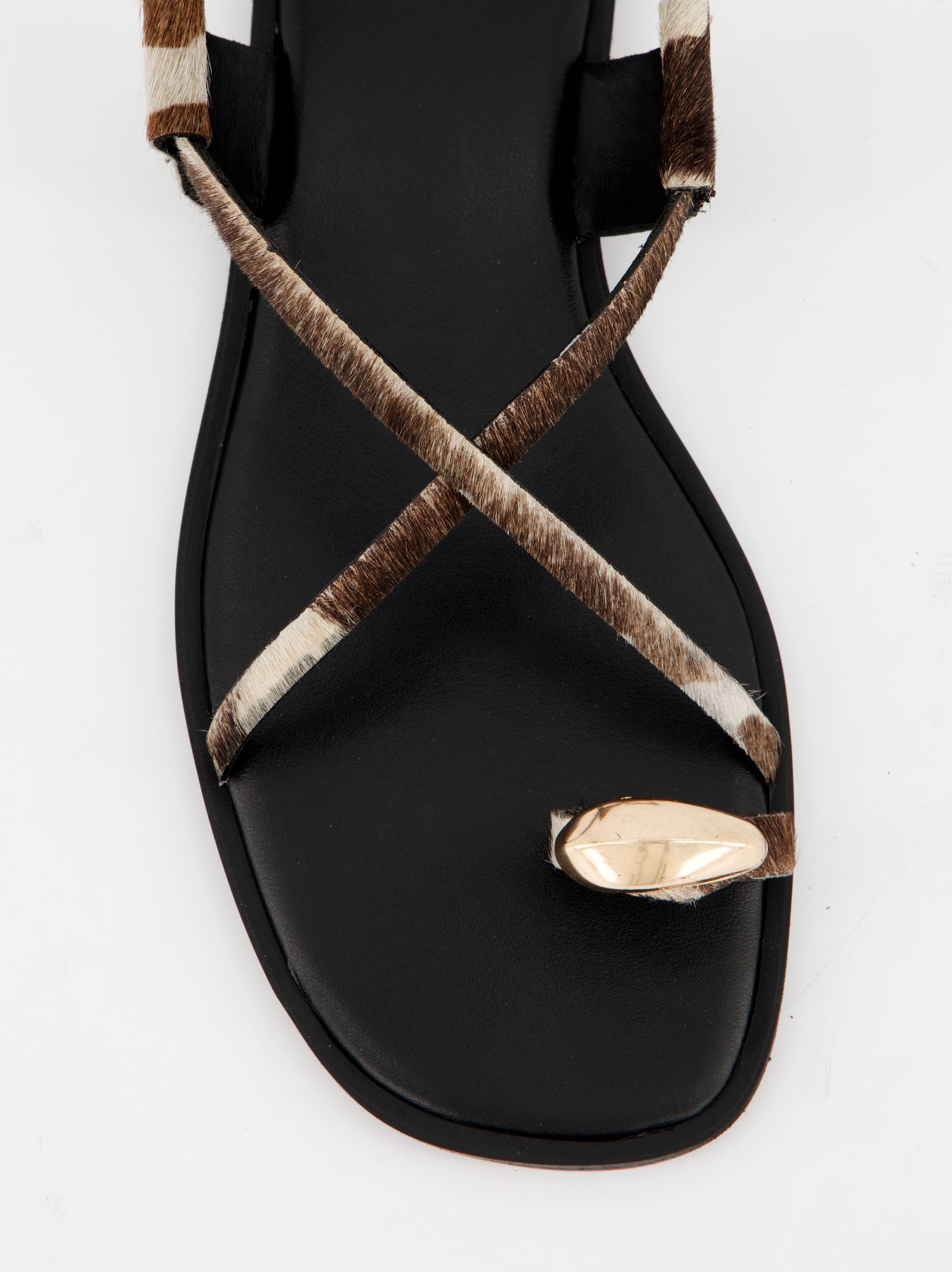 Sandalias planas de piel - Ossy