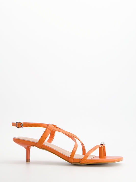 Sandalias tiras finas tacón bajo - Regee