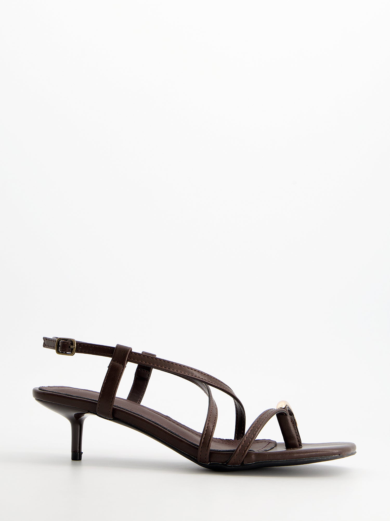 Sandalias tiras finas tacón bajo - Regee