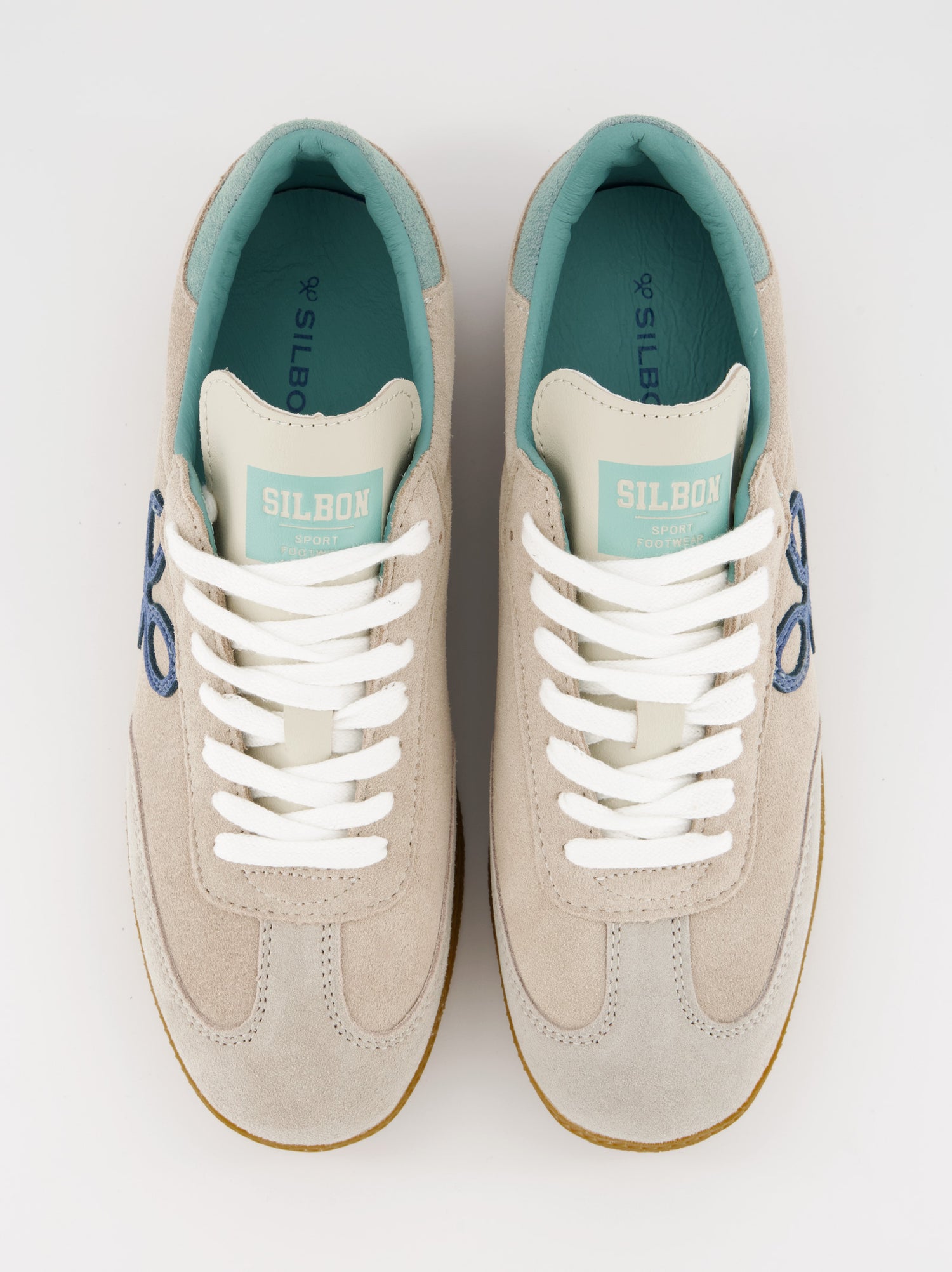Silbon Casual - Zapatillas de piel beig