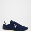 Silbon Vintage - Zapatillas de piel azul navy