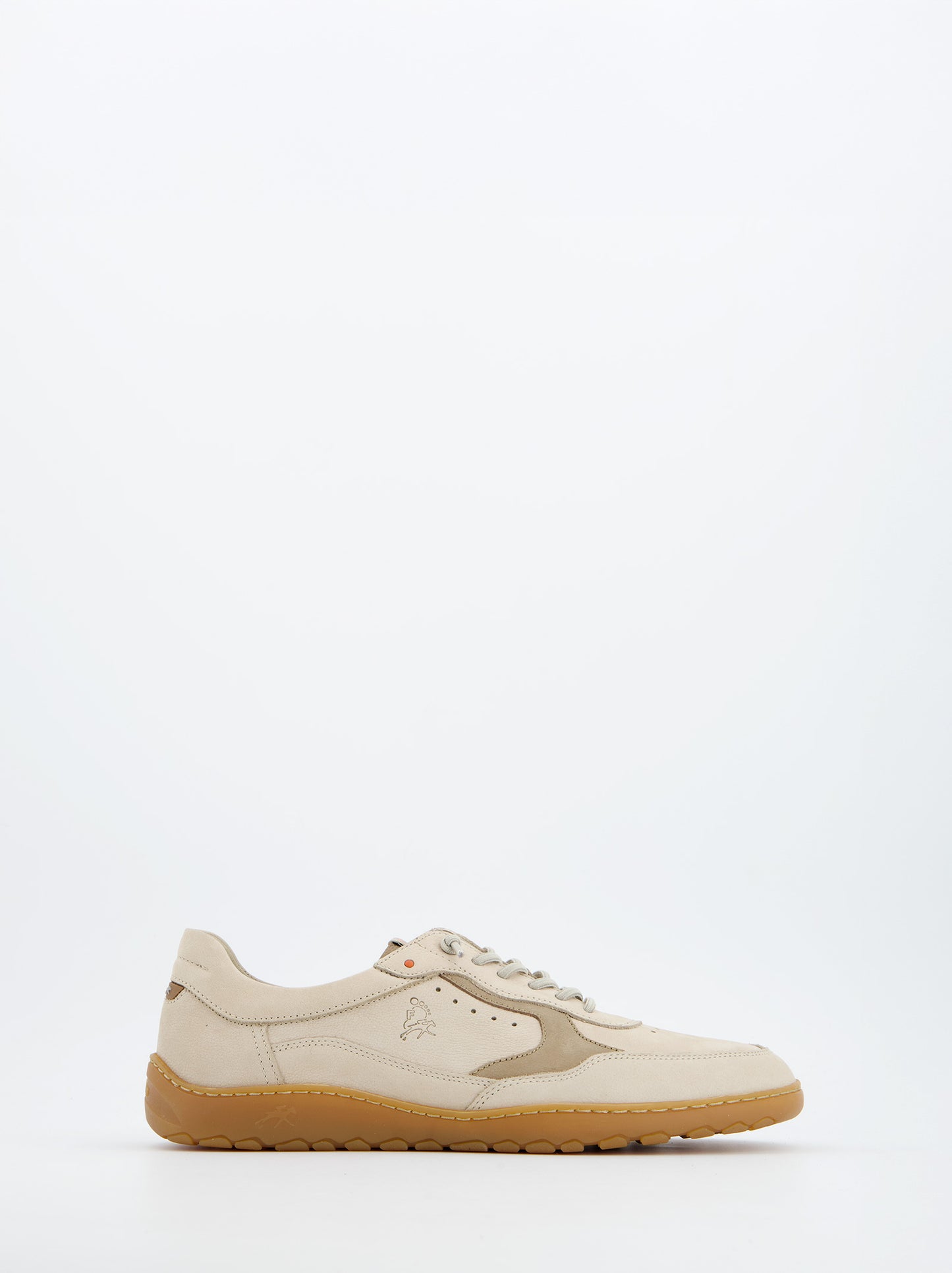 Sneaker De Piel Beige - Fluchos