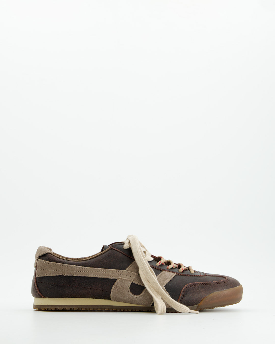 Brown retro sneakers - Onix