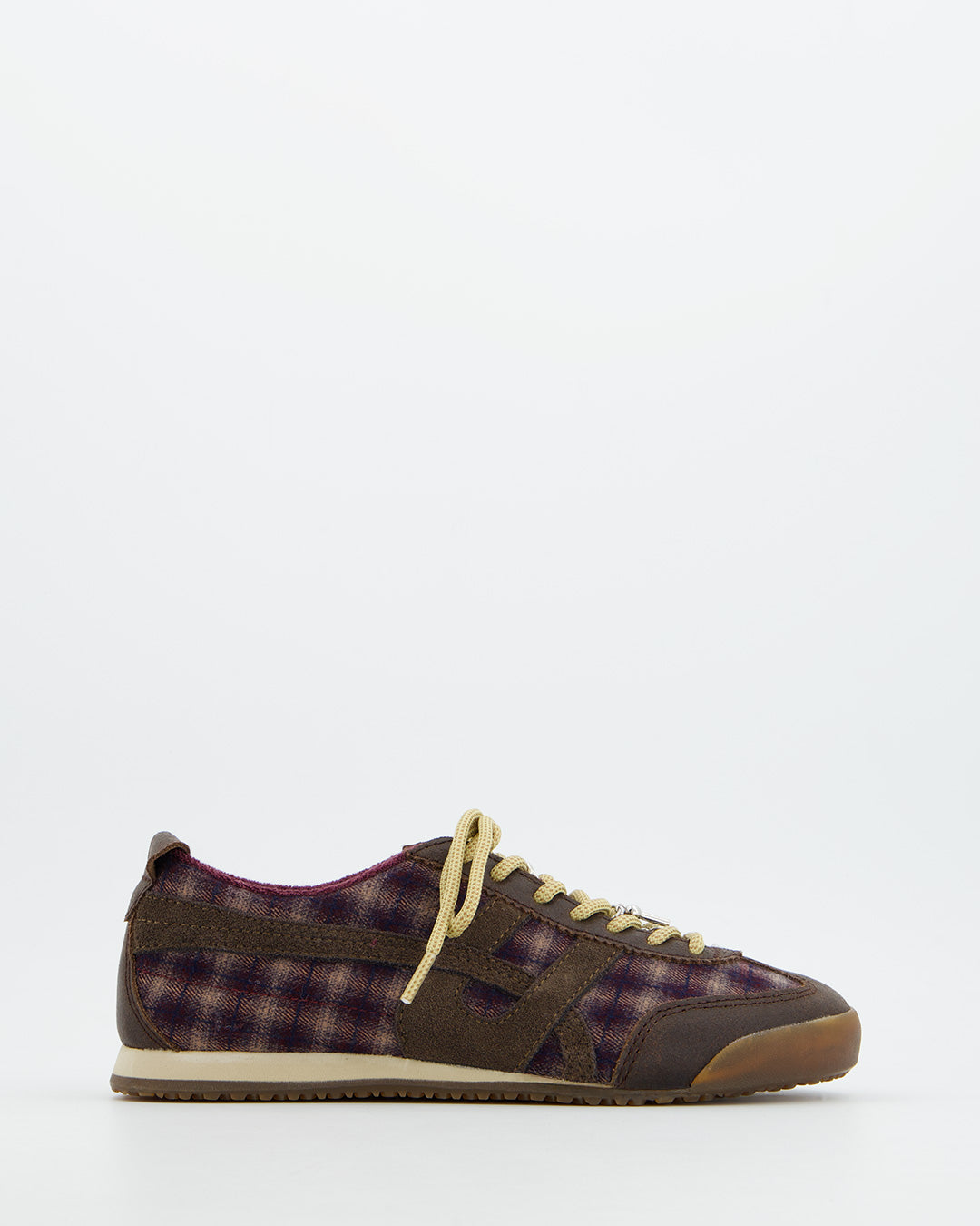 Checked sneakers with metallic charms - Onyx