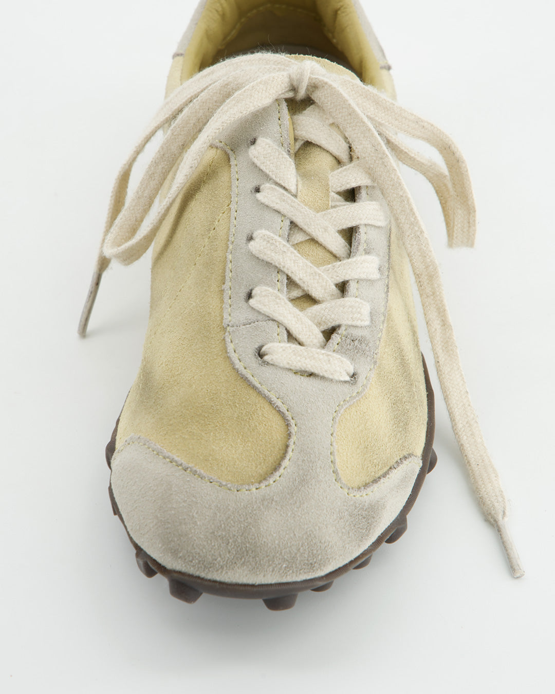 Sneakers de serraje efecto envejecido -Tawa