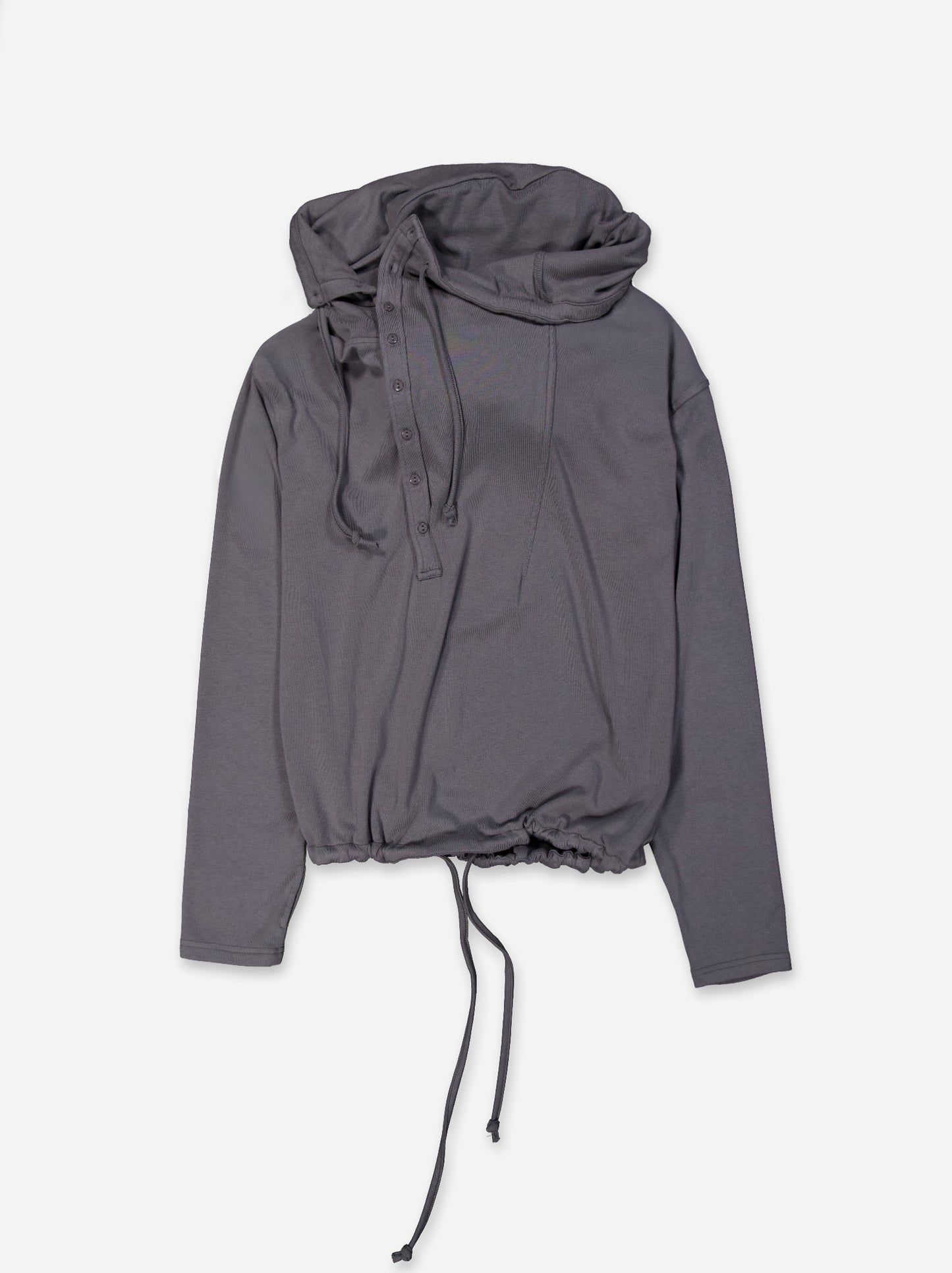 Sudadera asimética gris - Uno