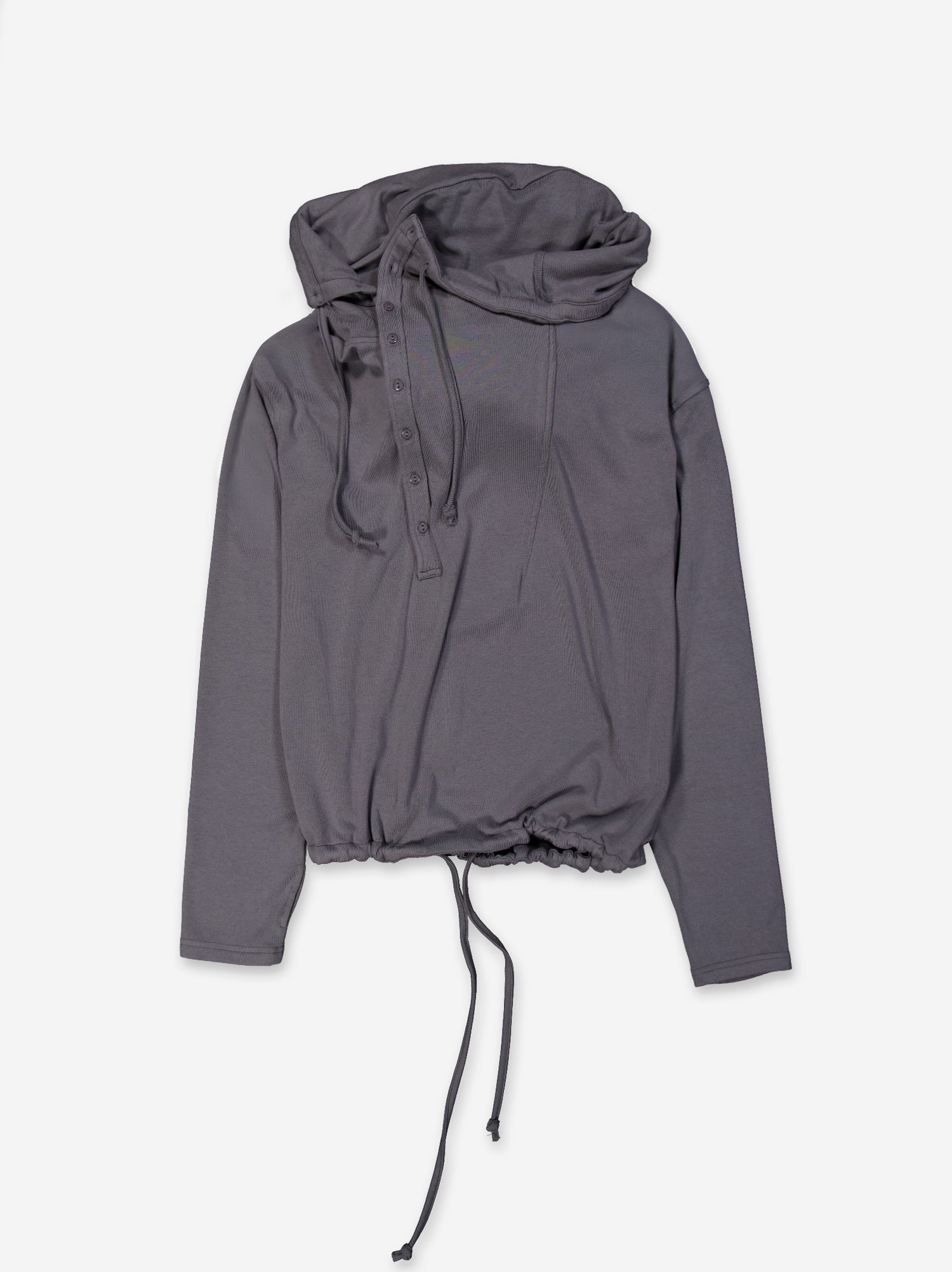 Sudadera asimética gris - Uno