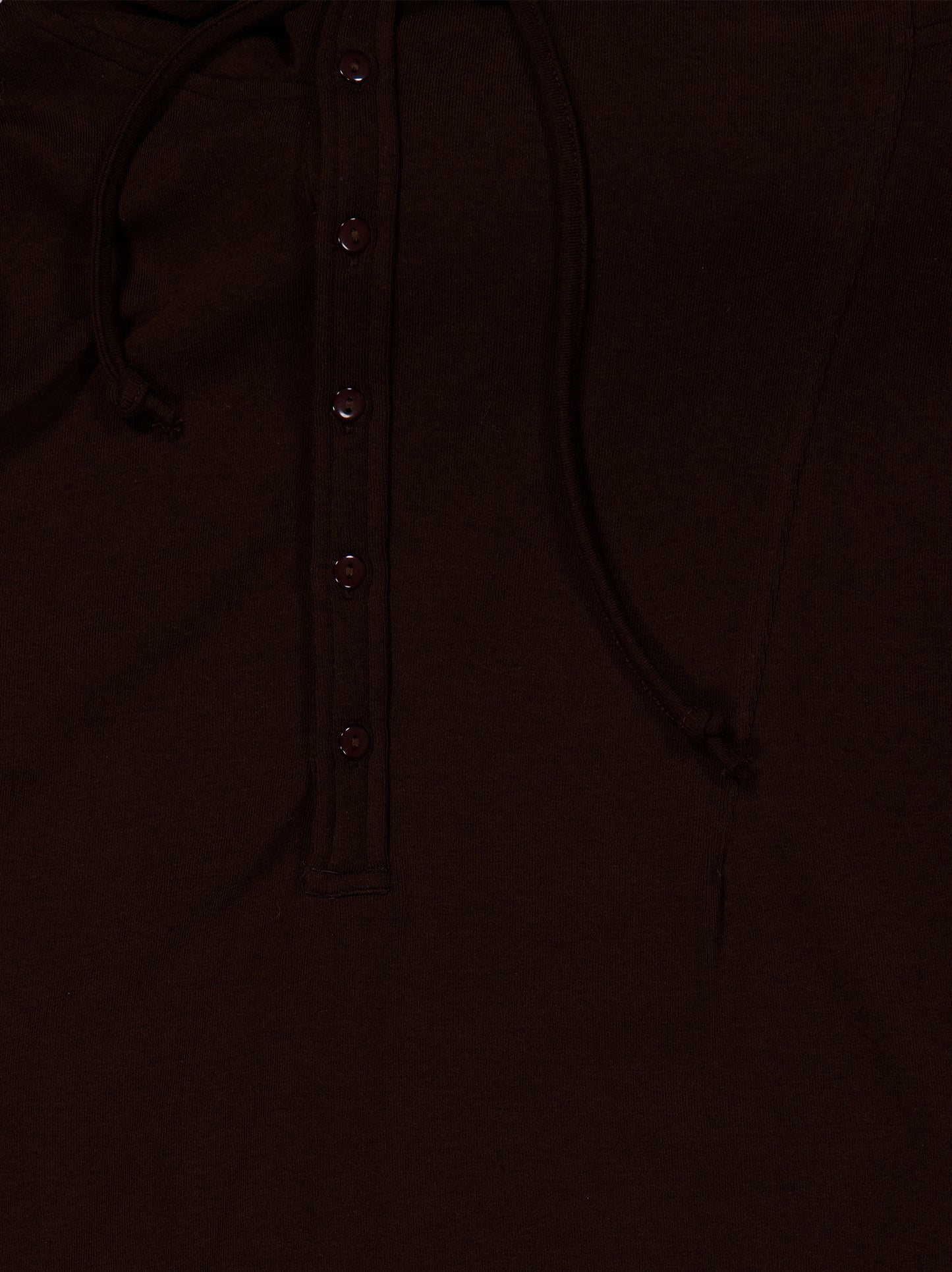 Sudadera asimétrica marrón - Uno