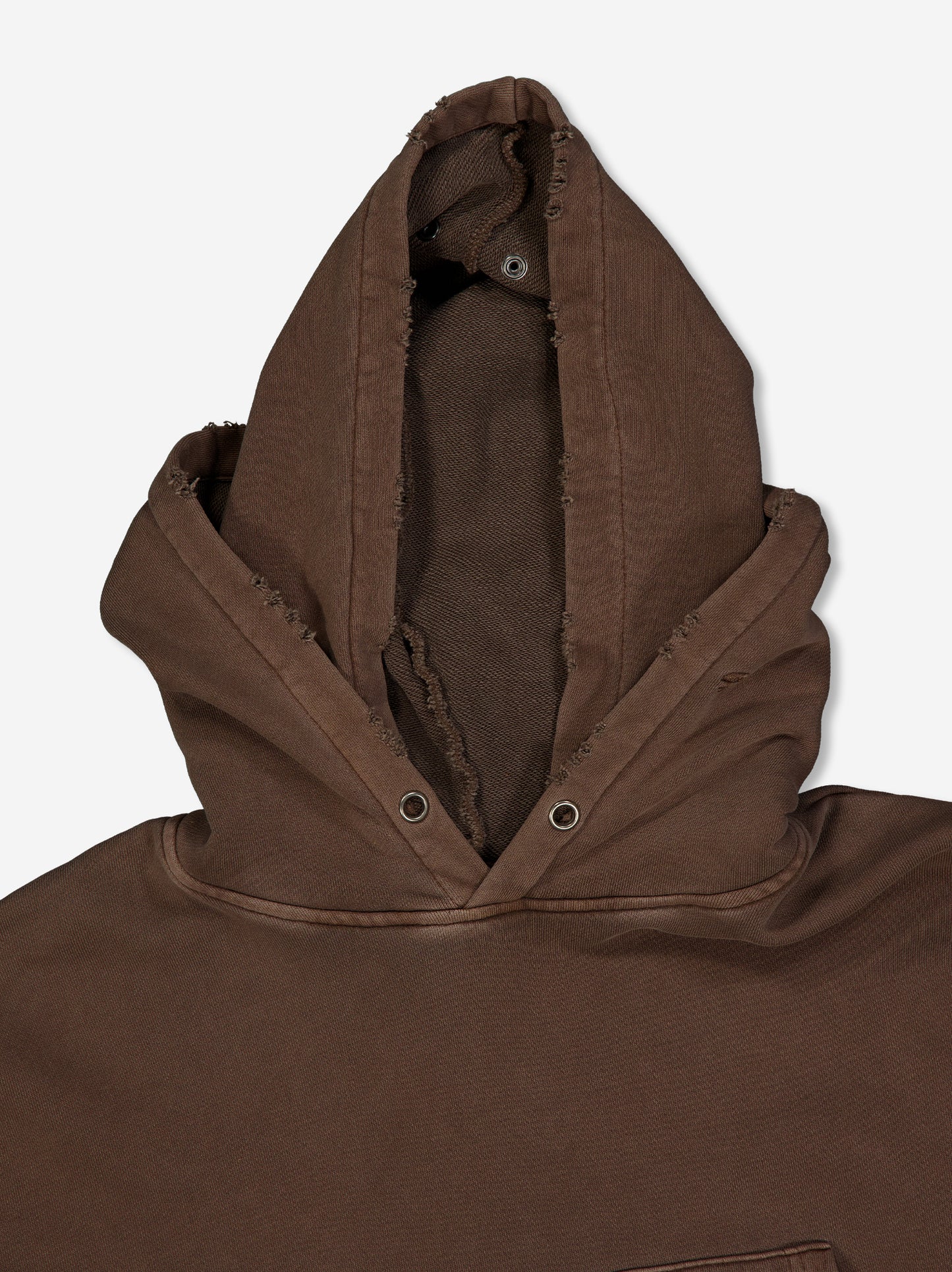 Sudadera de felpa con doble capucha 222