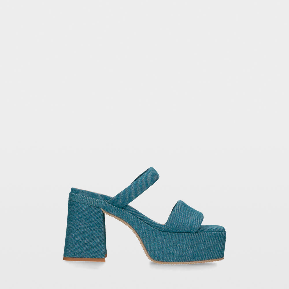 Svegan By Alohas Viviana - Denim platforms