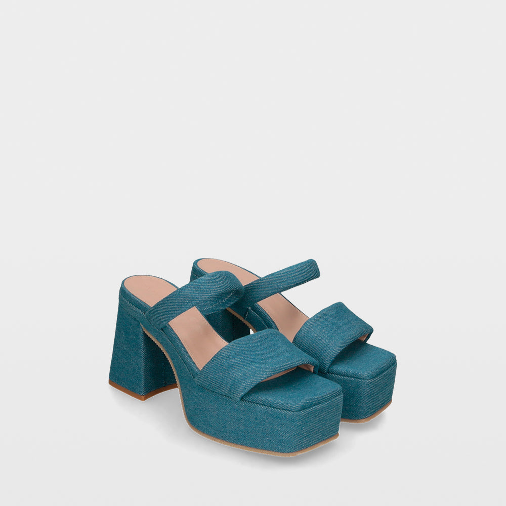 Svegan By Alohas Viviana - Denim platforms