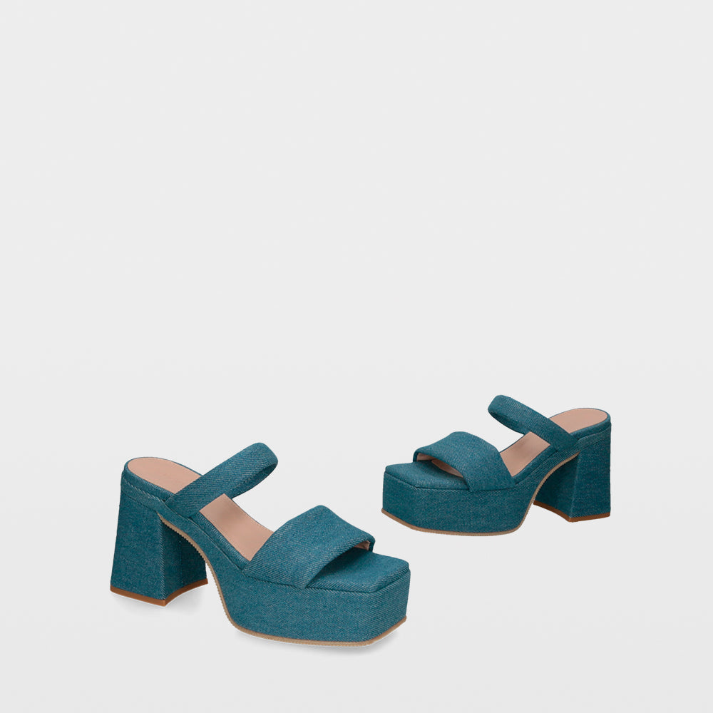 Svegan By Alohas Viviana - Denim platforms