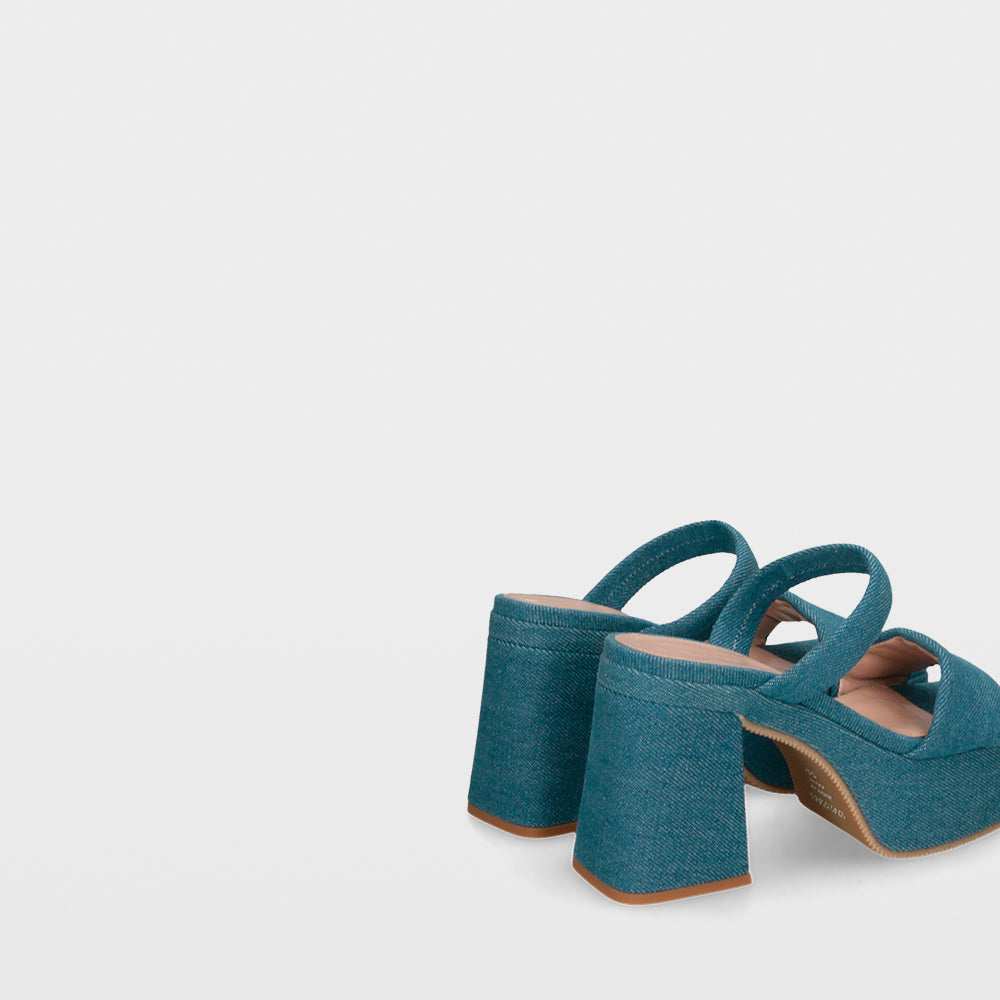 Svegan By Alohas Viviana - Denim platforms