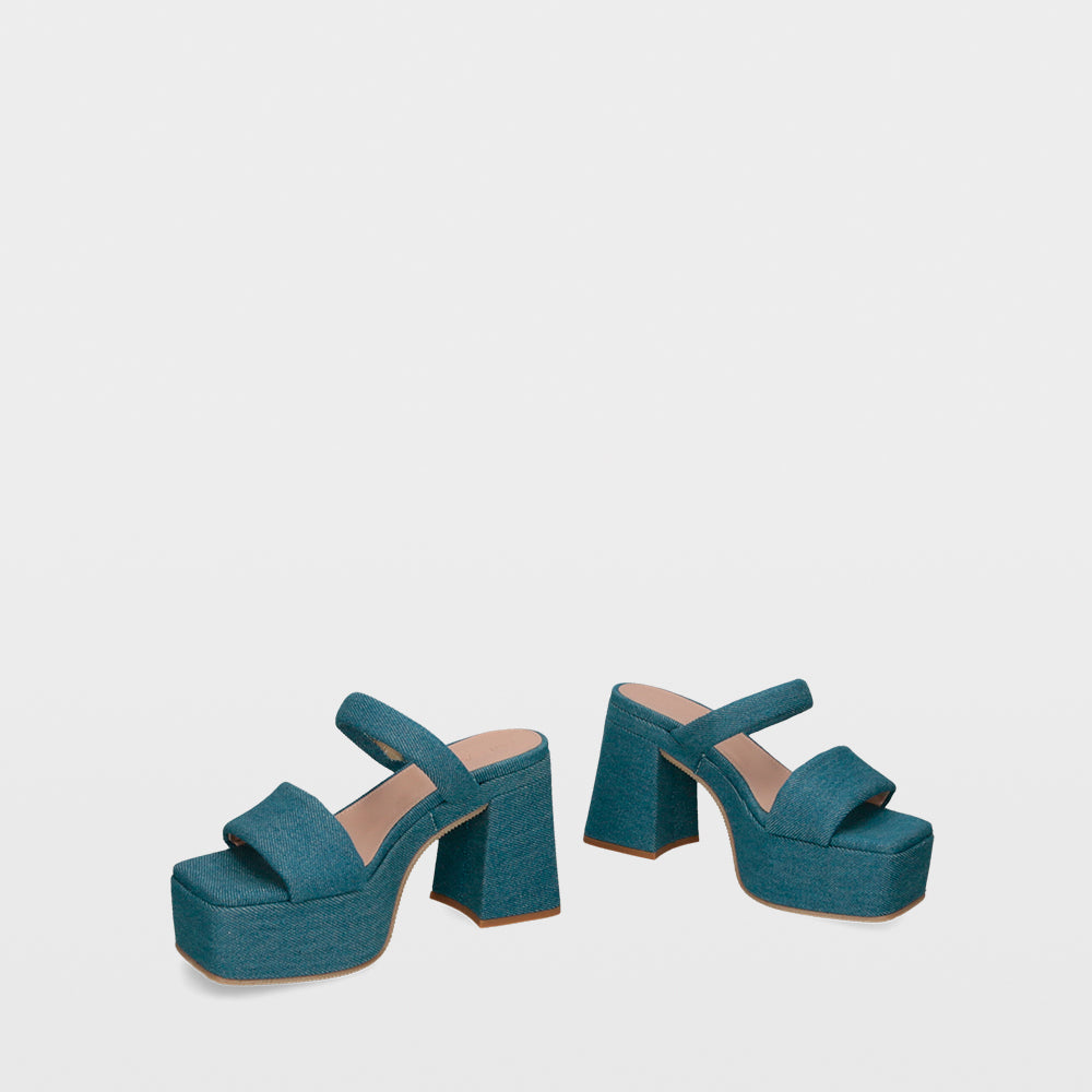 Svegan By Alohas Viviana - Denim platforms