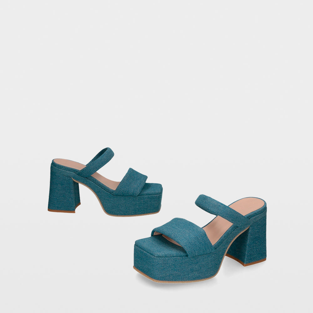 Svegan By Alohas Viviana - Denim platforms