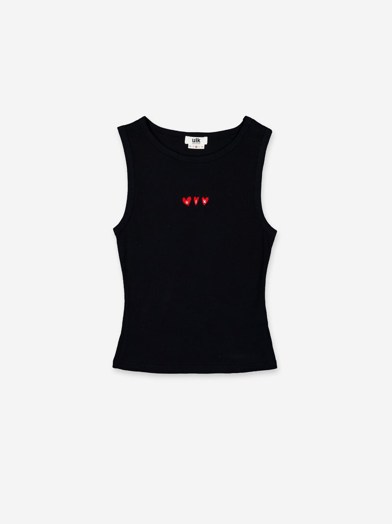 Embroidered strap top - ULK Zoe