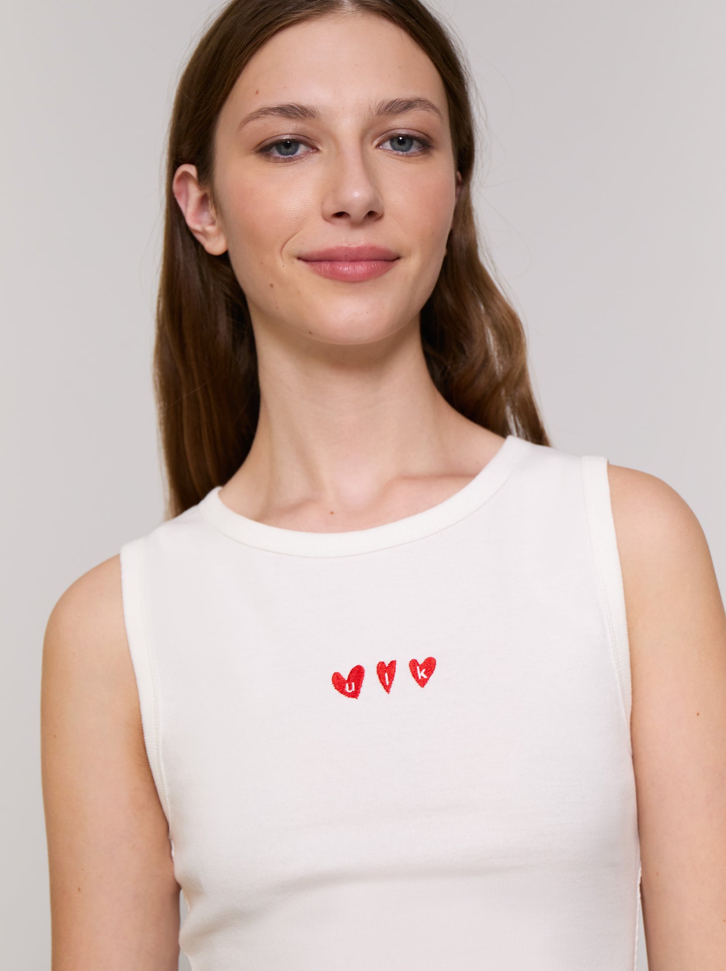 Embroidered strap top - ULK Zoe