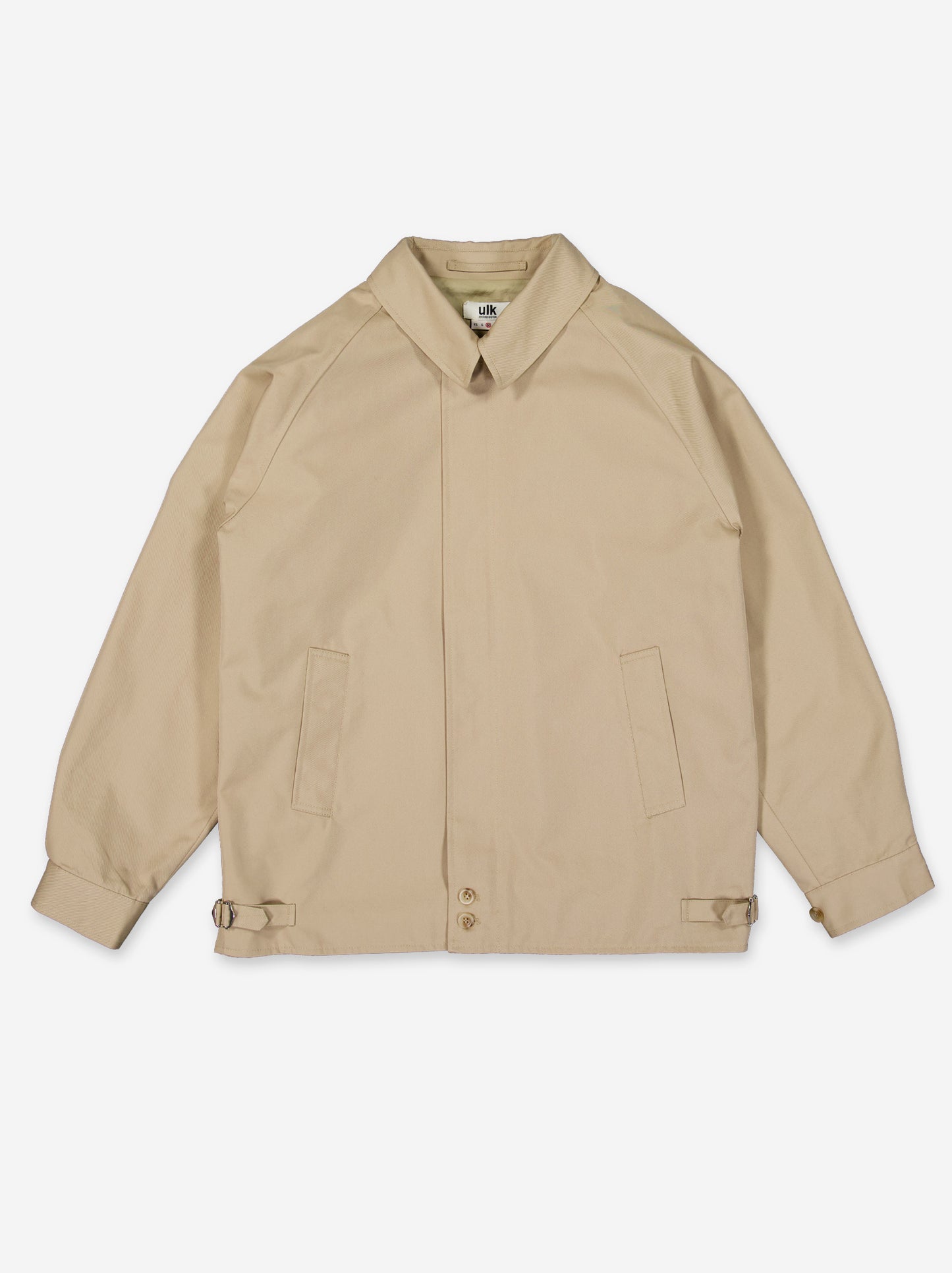 Short trench coat with lapel collar - ULK Kimmy