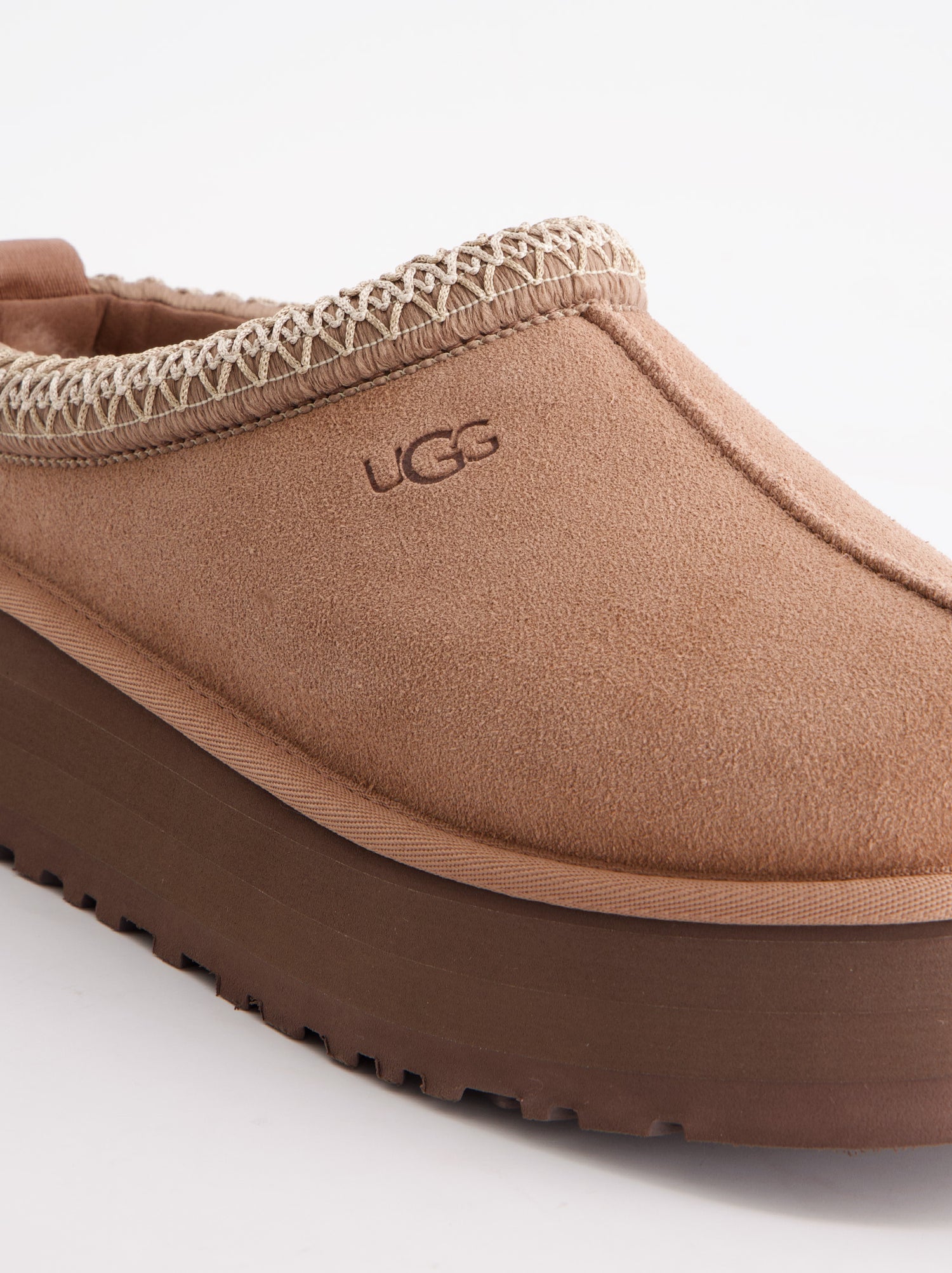 UGG Tazz II - Zuecos de ante con plataforma