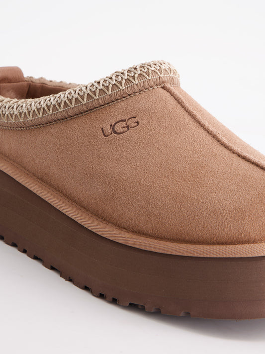 UGG Tazz II - Zuecos de ante con plataforma